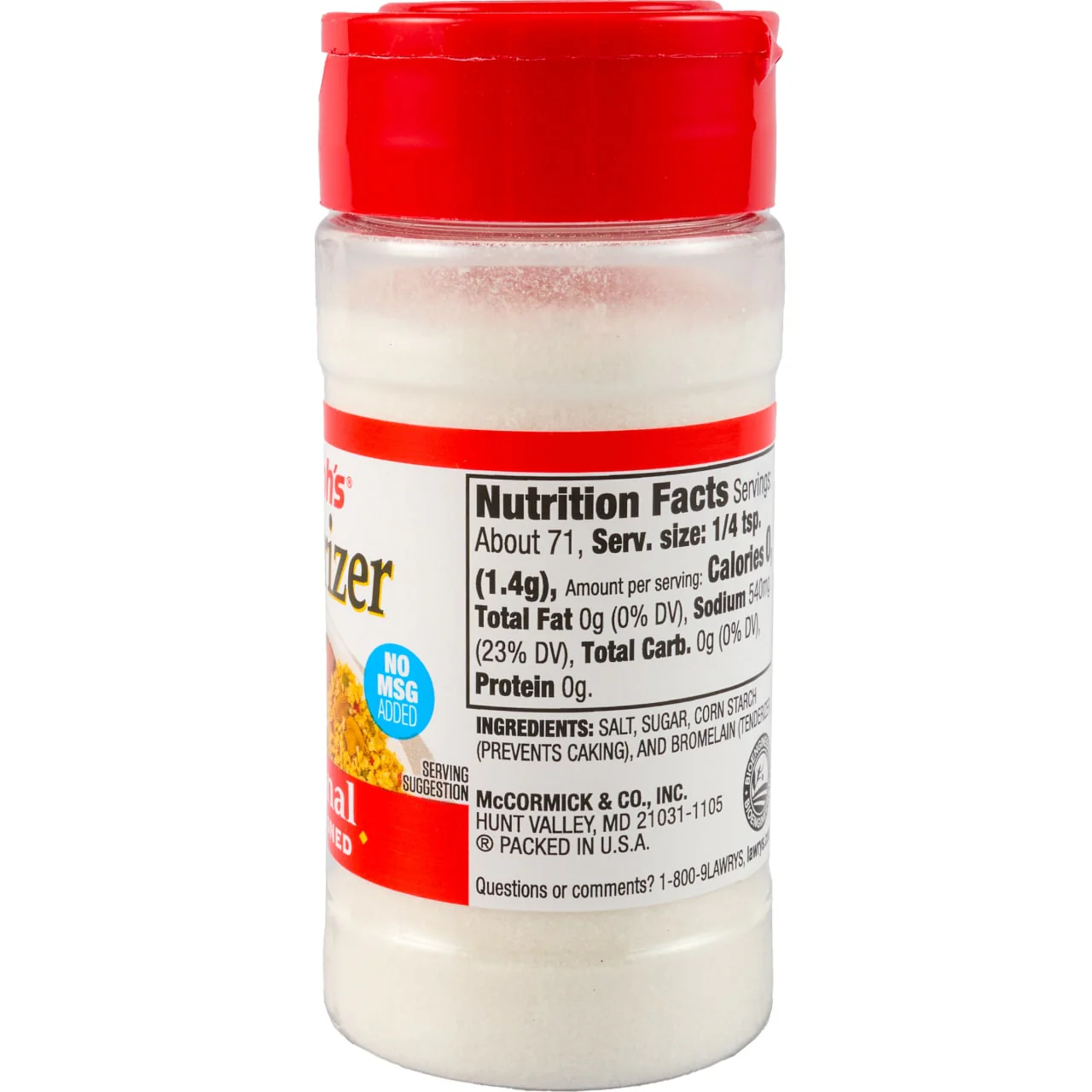 Adolph's® Unseasoned Tenderizer, 3.5 oz - Image 14
