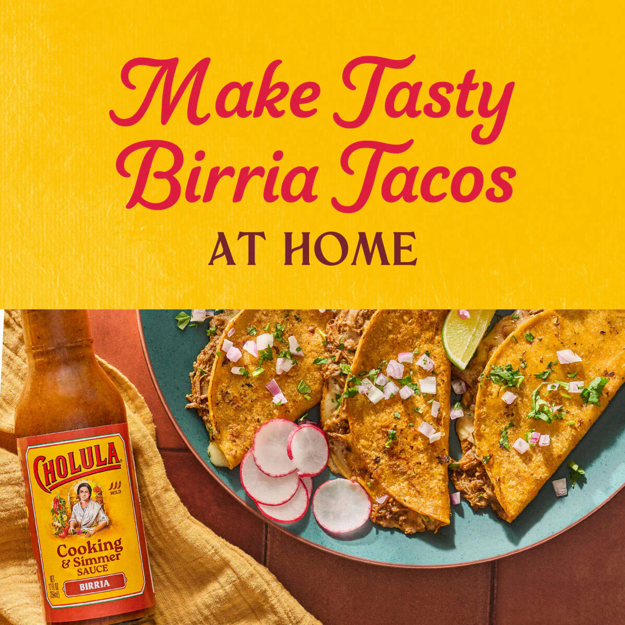 Cholula® Birria Cooking & Simmer Sauce, 12 fl oz - Image 14