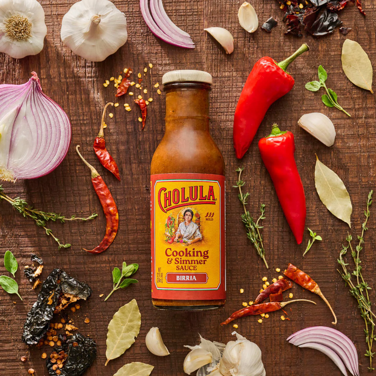 Cholula® Birria Cooking & Simmer Sauce, 12 fl oz - Image 8