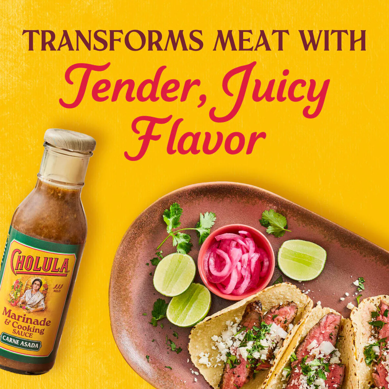 Cholula® Carne Asada Marinade & Cooking Sauce, 12 fl oz - Image 14