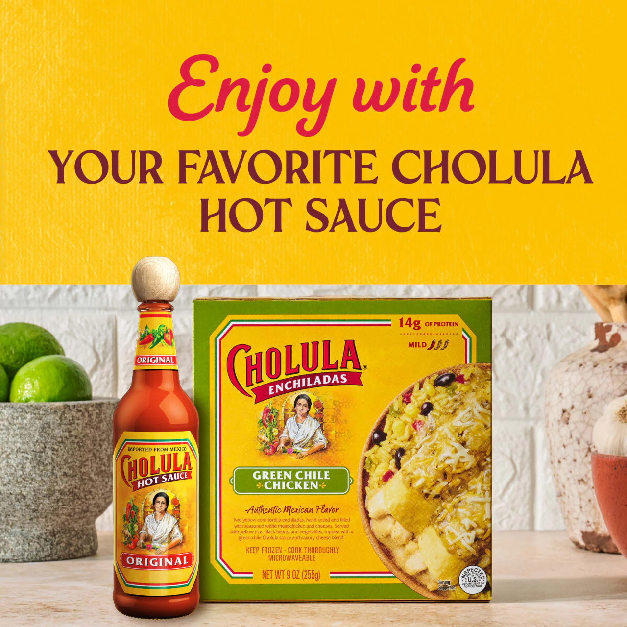Cholula® Chicken Enchiladas, 9 oz - Image 5