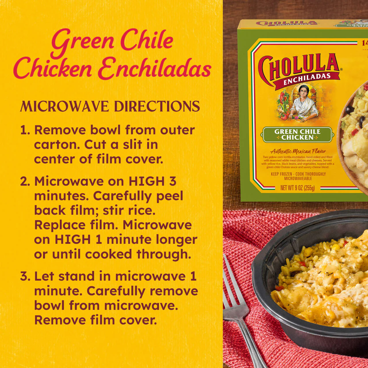 Cholula® Chicken Enchiladas, 9 oz - Image 6