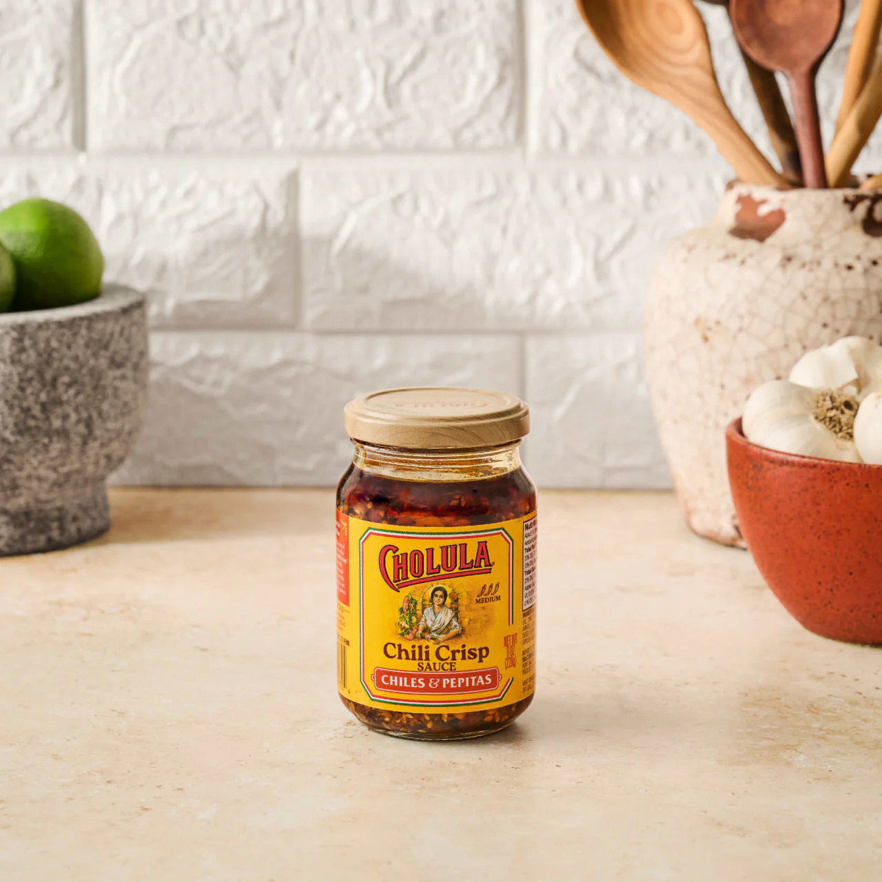 Cholula® Chiles & Pepitas Chili Crisp Sauce, 8 oz - Image 18