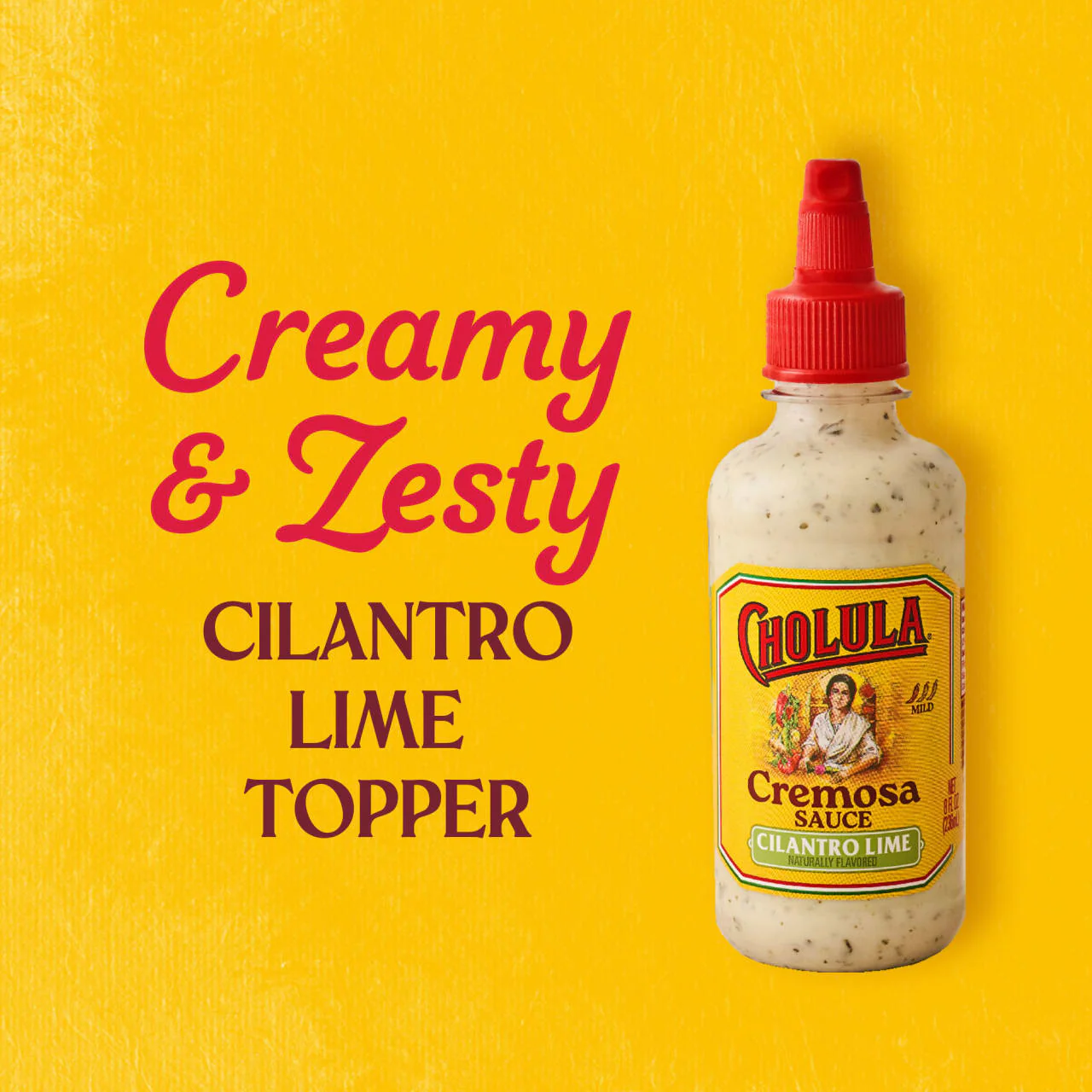 Cholula® Cilantro Lime Cremosa Sauce, 8 oz - Image 4