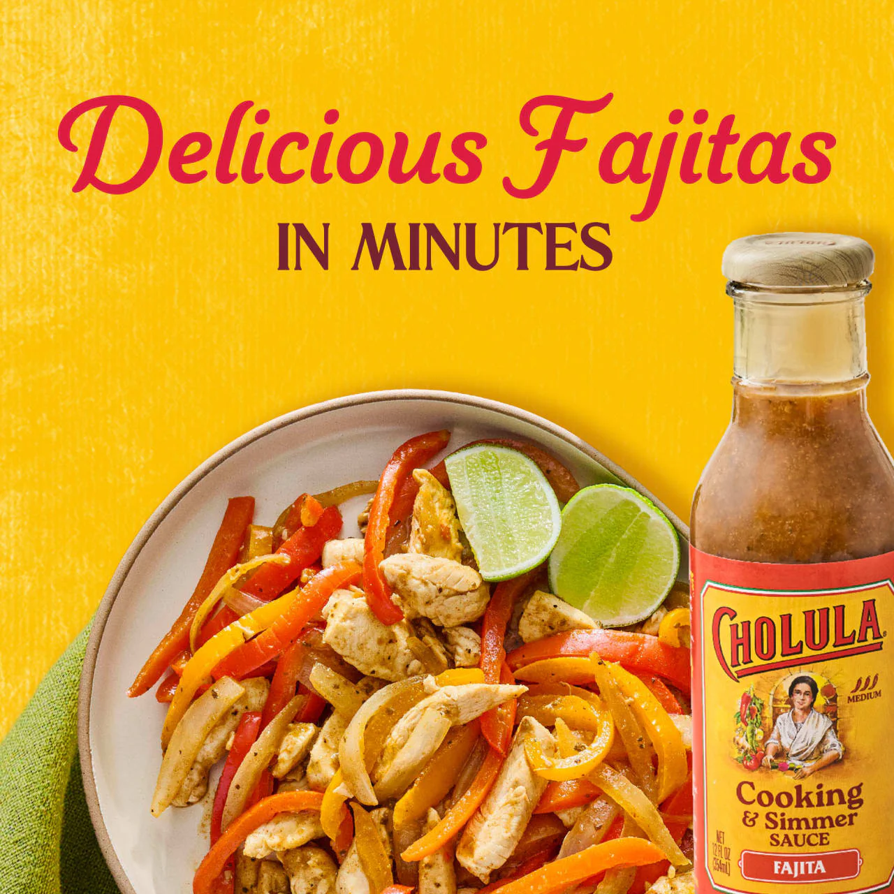 Cholula® Fajita Cooking & Simmer Sauce, 12 fl oz - Image 18