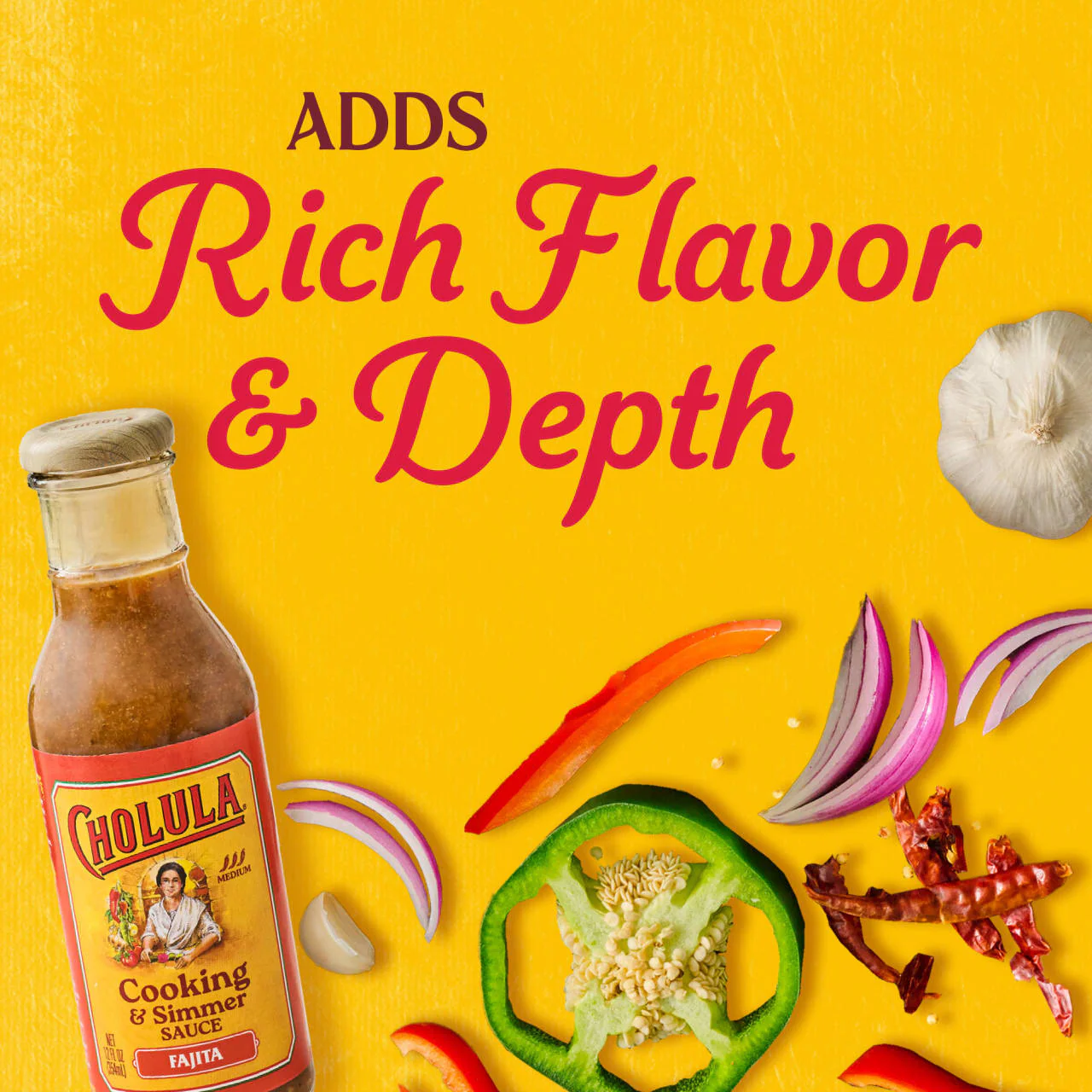 Cholula® Fajita Cooking & Simmer Sauce, 12 fl oz - Image 4