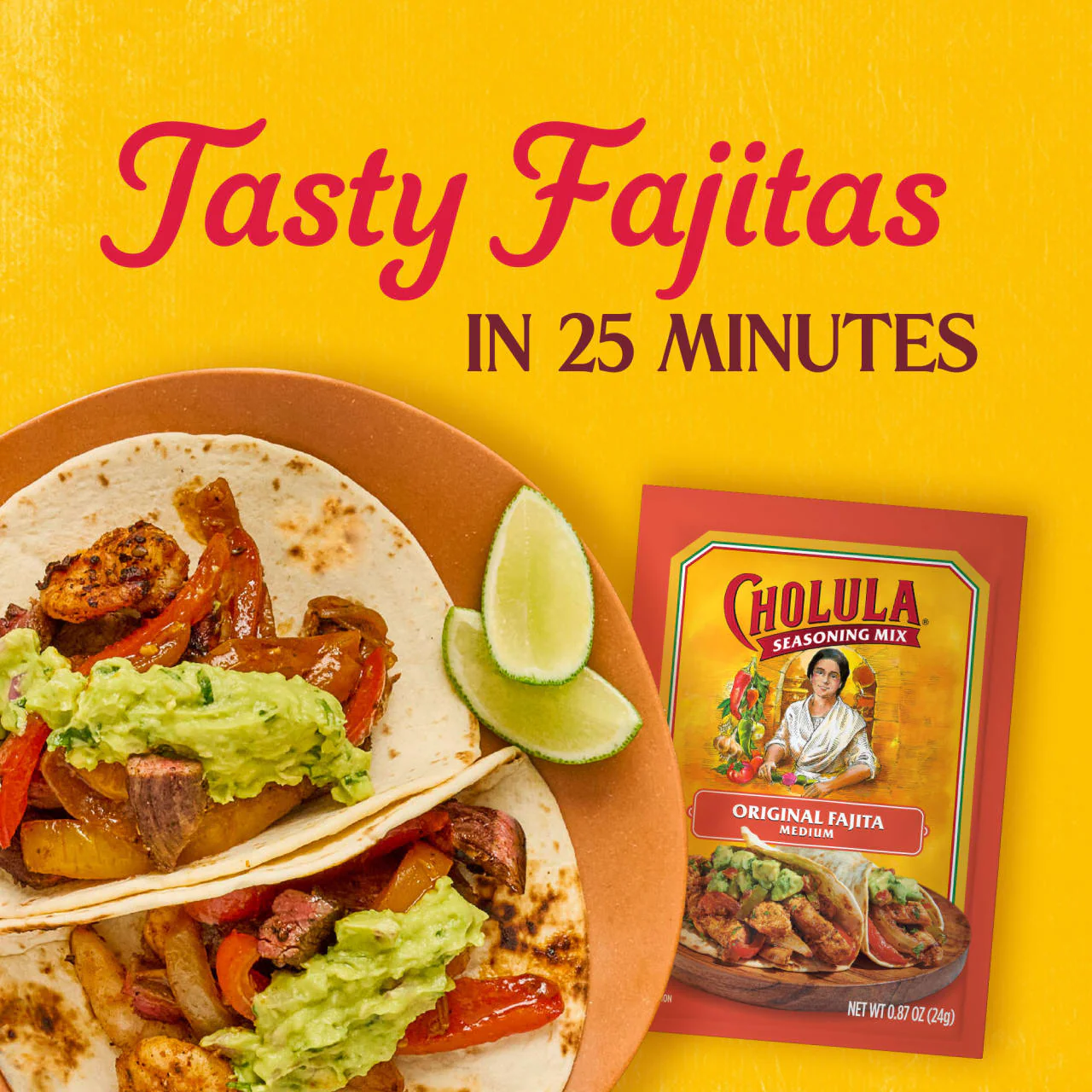 Cholula® Original Fajita - Medium Seasoning Mix, 0.87 oz (6-Pack) - Image 14