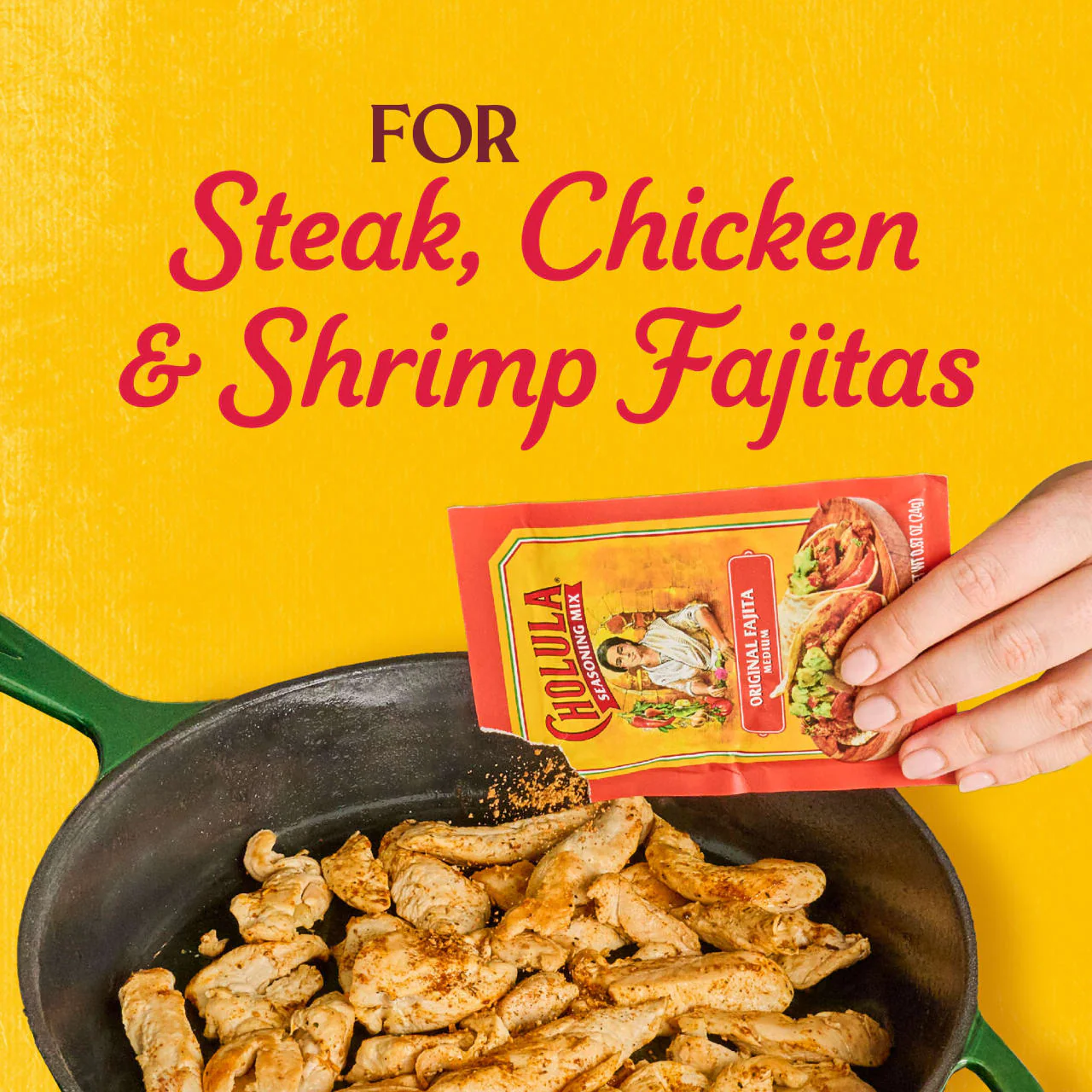 Cholula® Original Fajita - Medium Seasoning Mix, 0.87 oz (6-Pack) - Image 16