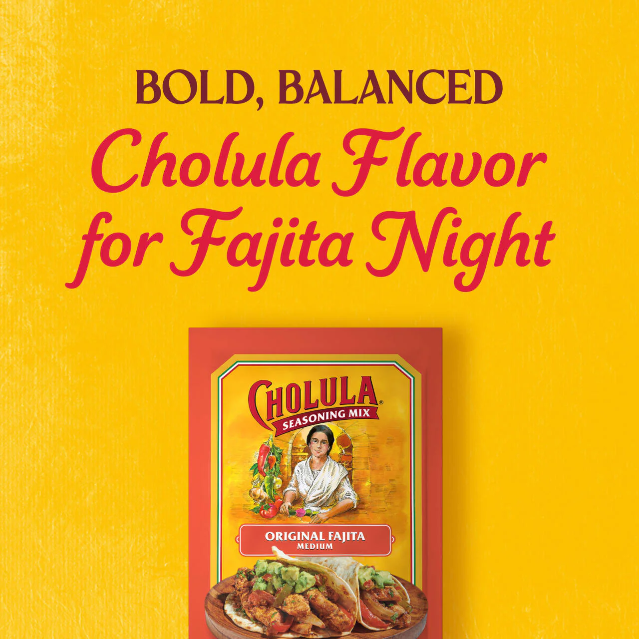 Cholula® Original Fajita - Medium Seasoning Mix, 0.87 oz (6-Pack) - Image 4
