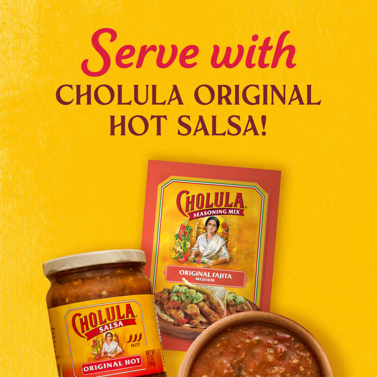 Cholula® Original Fajita - Medium Seasoning Mix, 0.87 oz (6-Pack) - Image 5