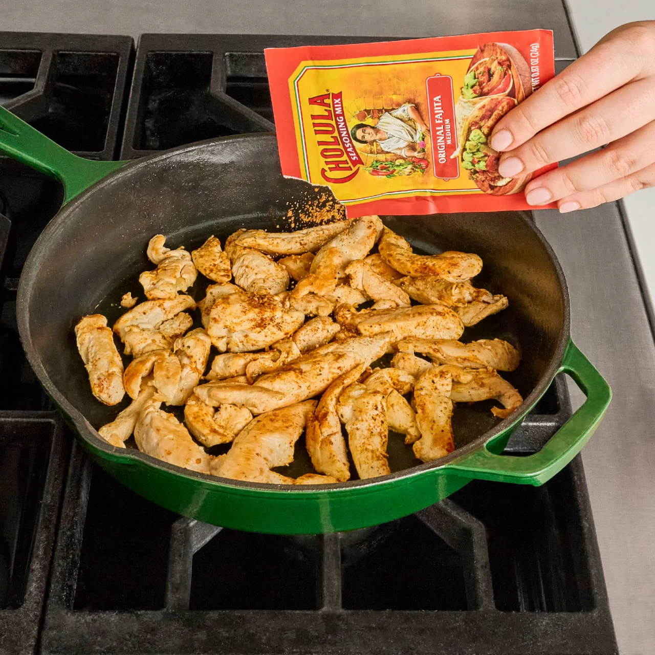 Cholula® Original Fajita - Medium Seasoning Mix, 0.87 oz (6-Pack) - Image 6