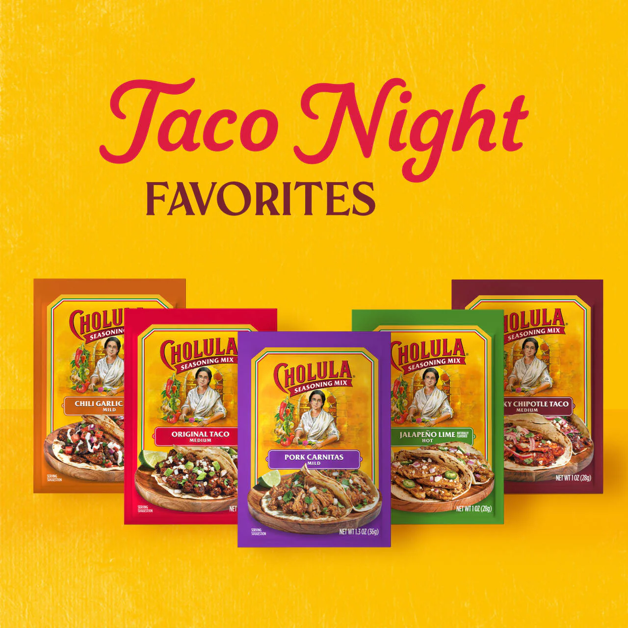 Cholula® Pork Carnitas - Mild Seasoning Mix, 1.3 oz (6-Pack) - Image 12