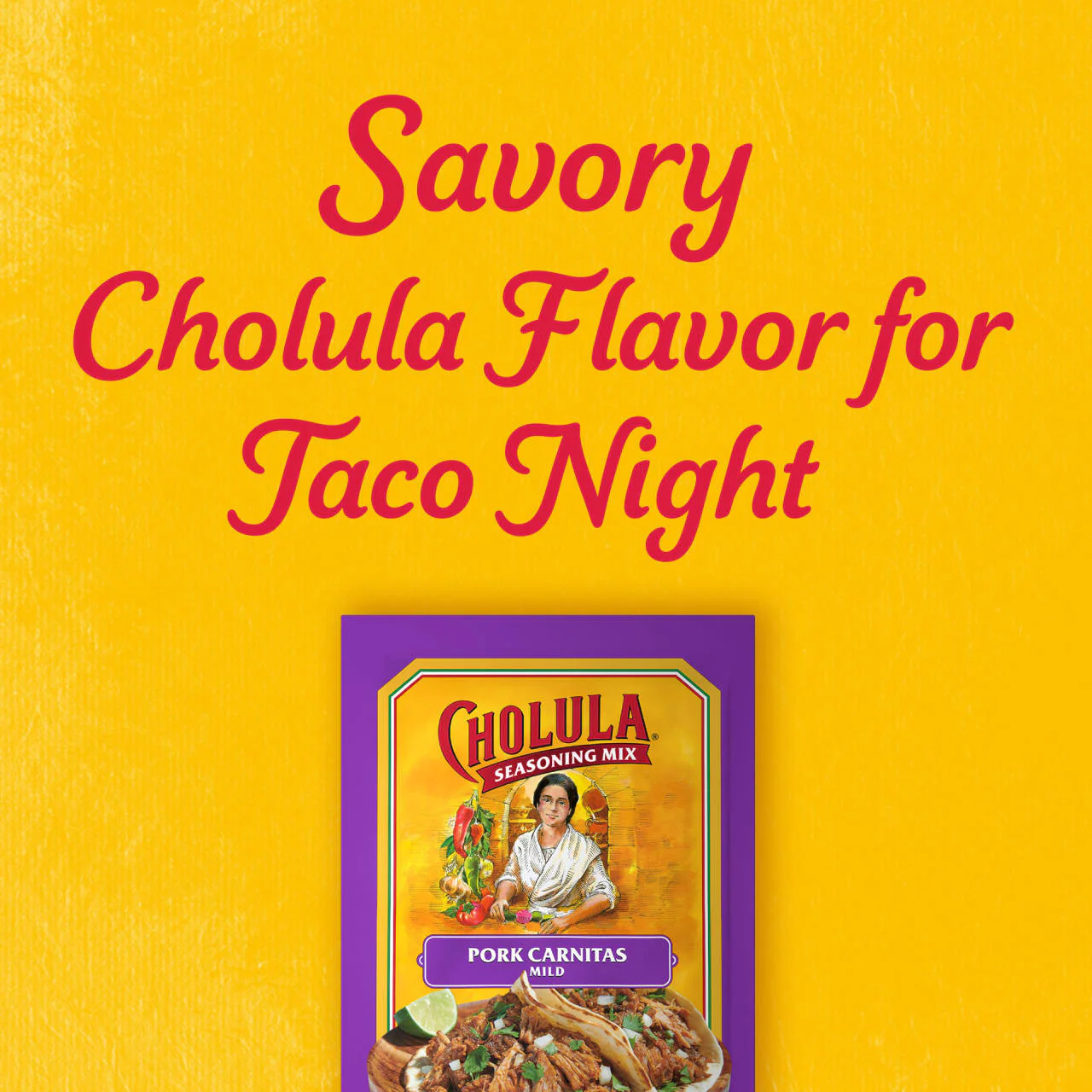 Cholula® Pork Carnitas - Mild Seasoning Mix, 1.3 oz (6-Pack) - Image 14