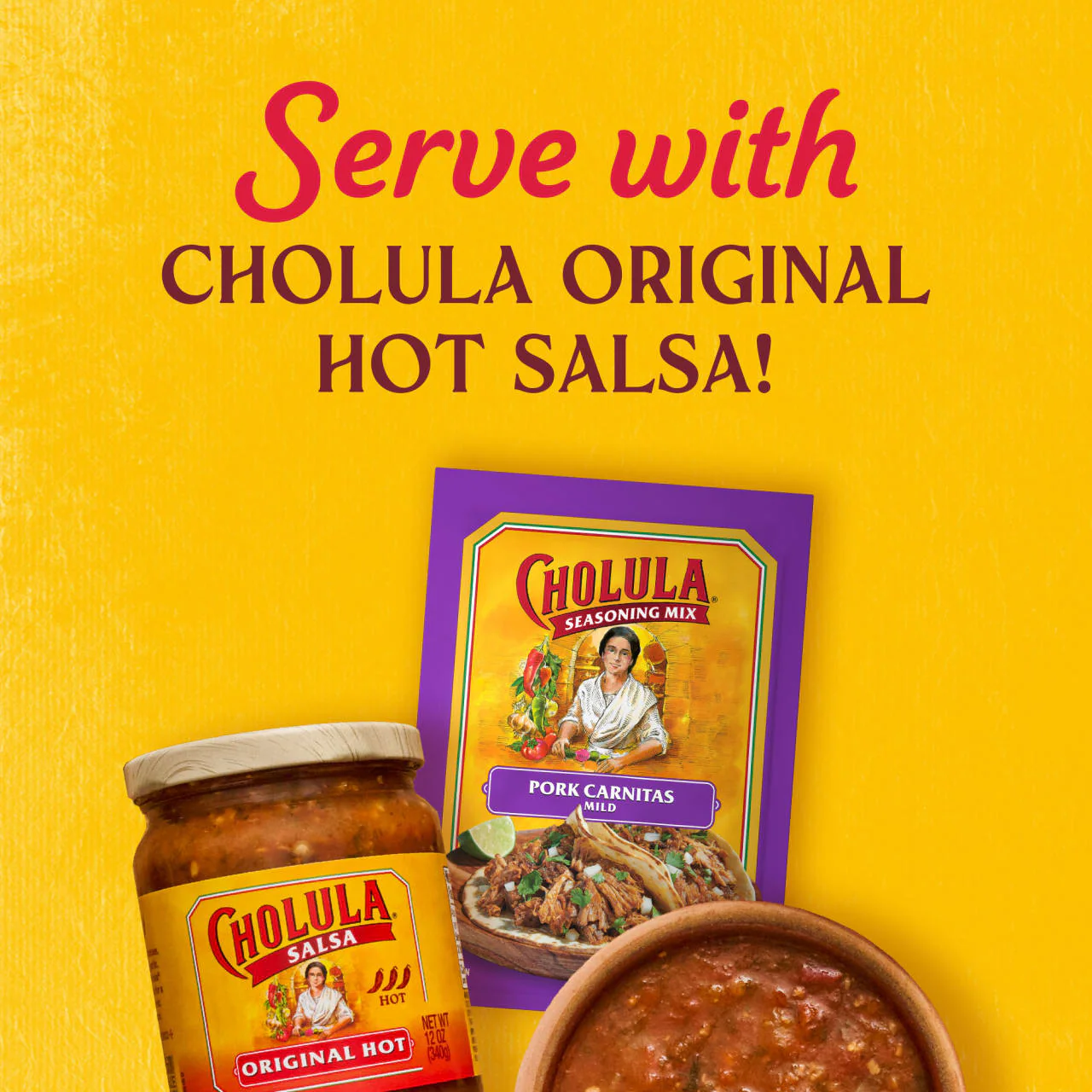 Cholula® Pork Carnitas - Mild Seasoning Mix, 1.3 oz (6-Pack) - Image 16
