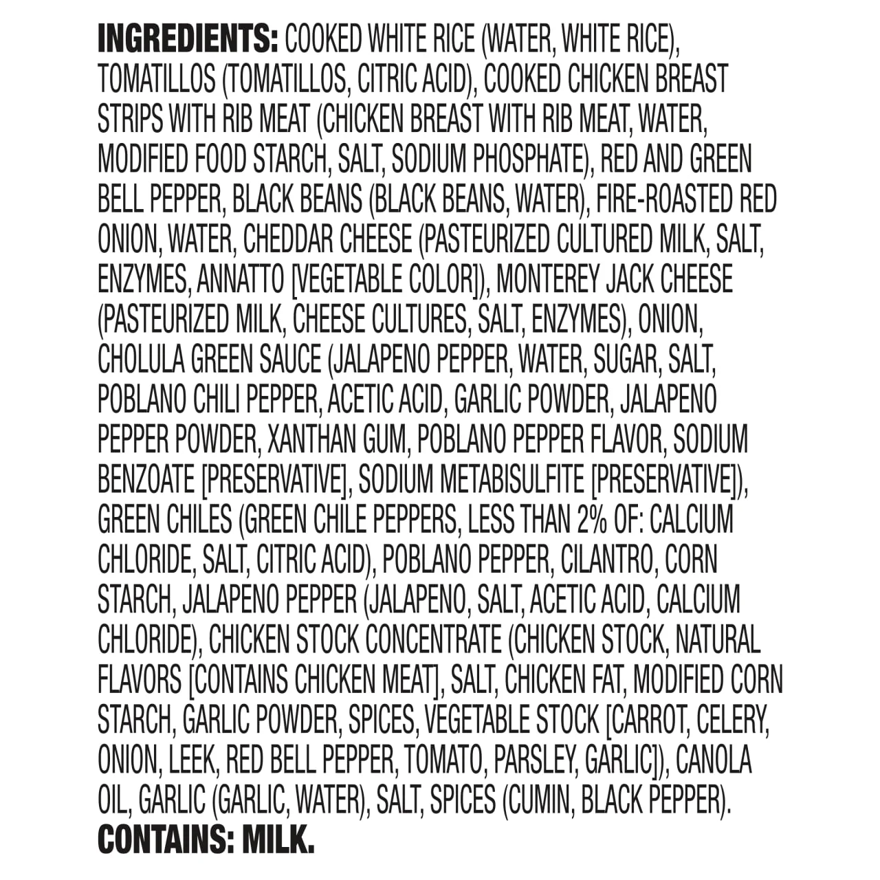 Cholula® Salsa Verde Chicken Frozen Burrito Bowl, 9 oz - Image 12