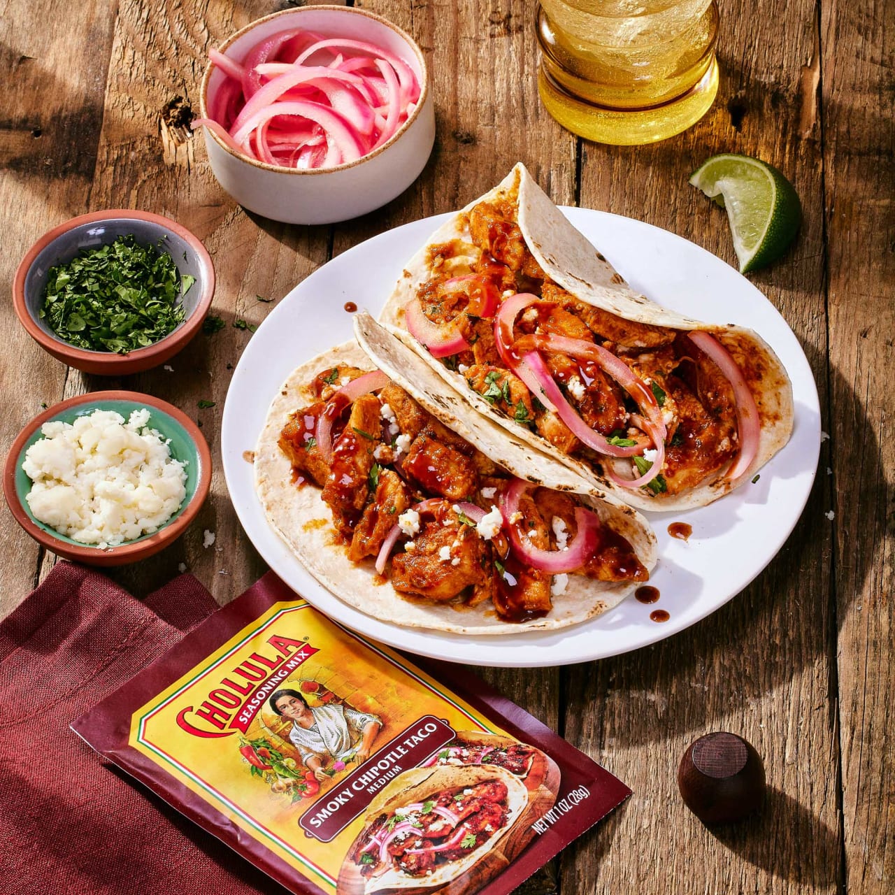Cholula® Smoky Chipotle Taco - Medium Recipe Mix, 1 oz (6-Pack) - Image 4