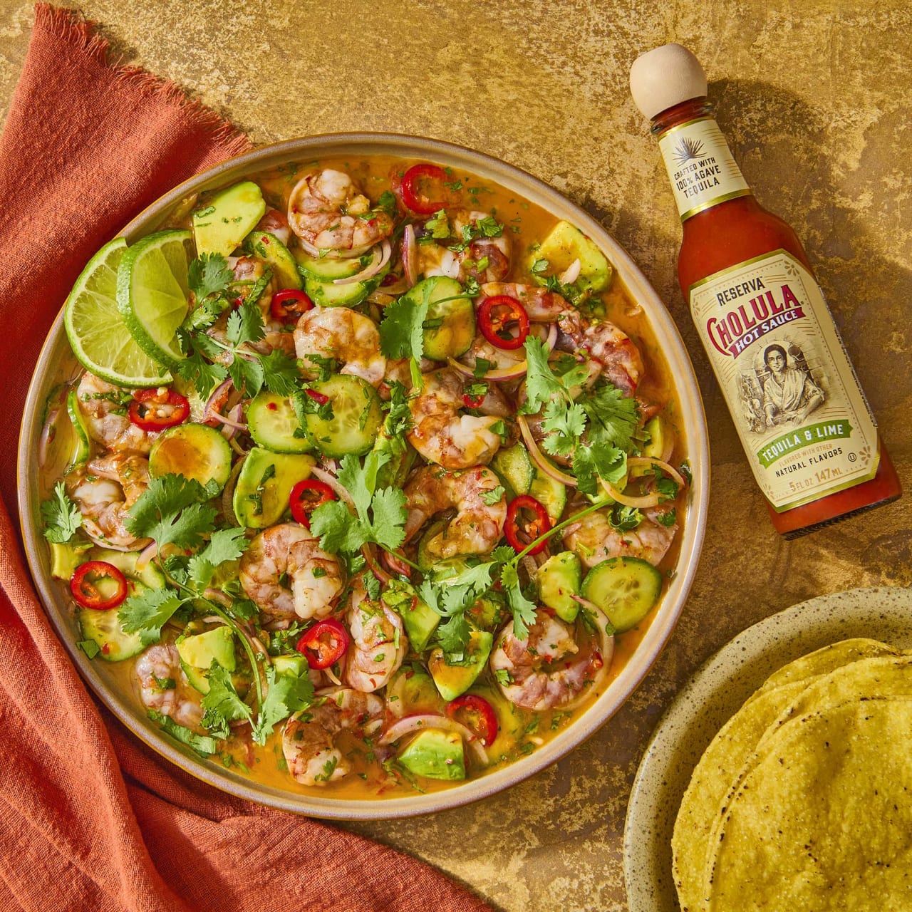 Cholula® Reserva Tequila & Lime Hot Sauce, 5 fl oz - Image 10