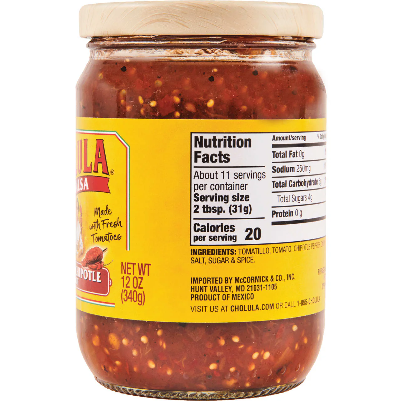 Cholula® Smoky Chipotle - Hot Salsa, 12 oz - Image 11