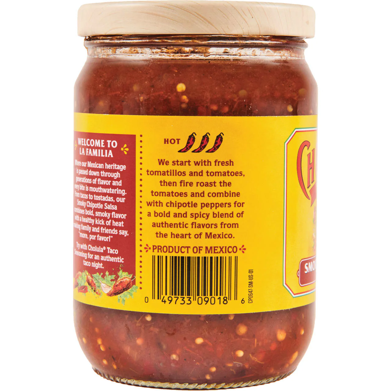 Cholula® Smoky Chipotle - Hot Salsa, 12 oz - Image 12