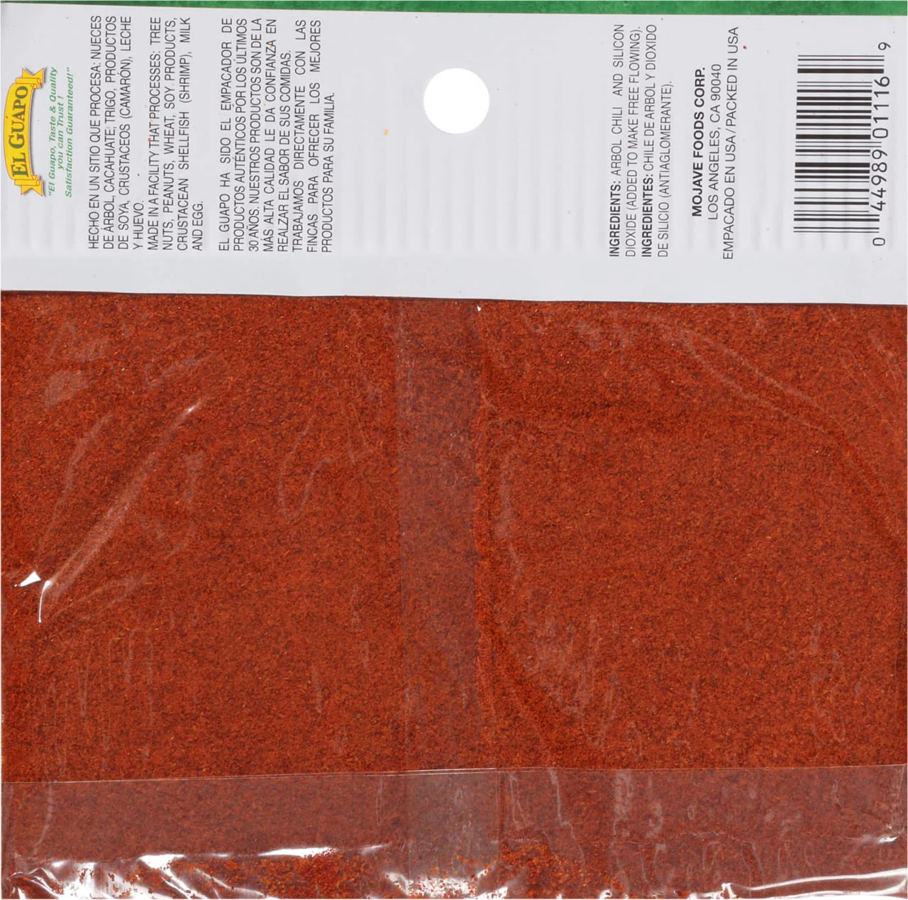 El Guapo® Ground Arbol Chili Pods (Chile de Arbol Molido), 1 oz - Image 8