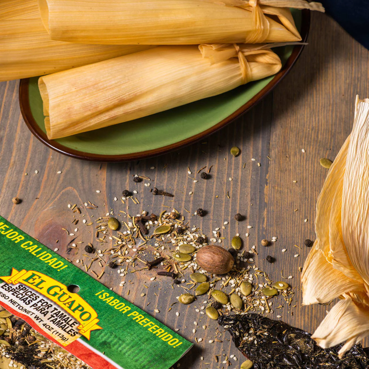 El Guapo® Mixed Spices for Tamales (Especias Para Tamal), 4 oz - Image 2