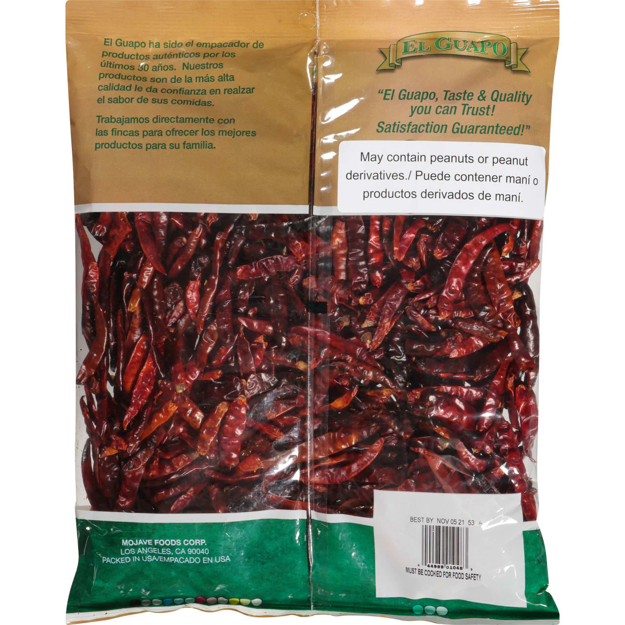 El Guapo® Premium Toasted Arbol Chili Pods (Chile de Arbol Entero Tostado), 7.5 oz - Image 7