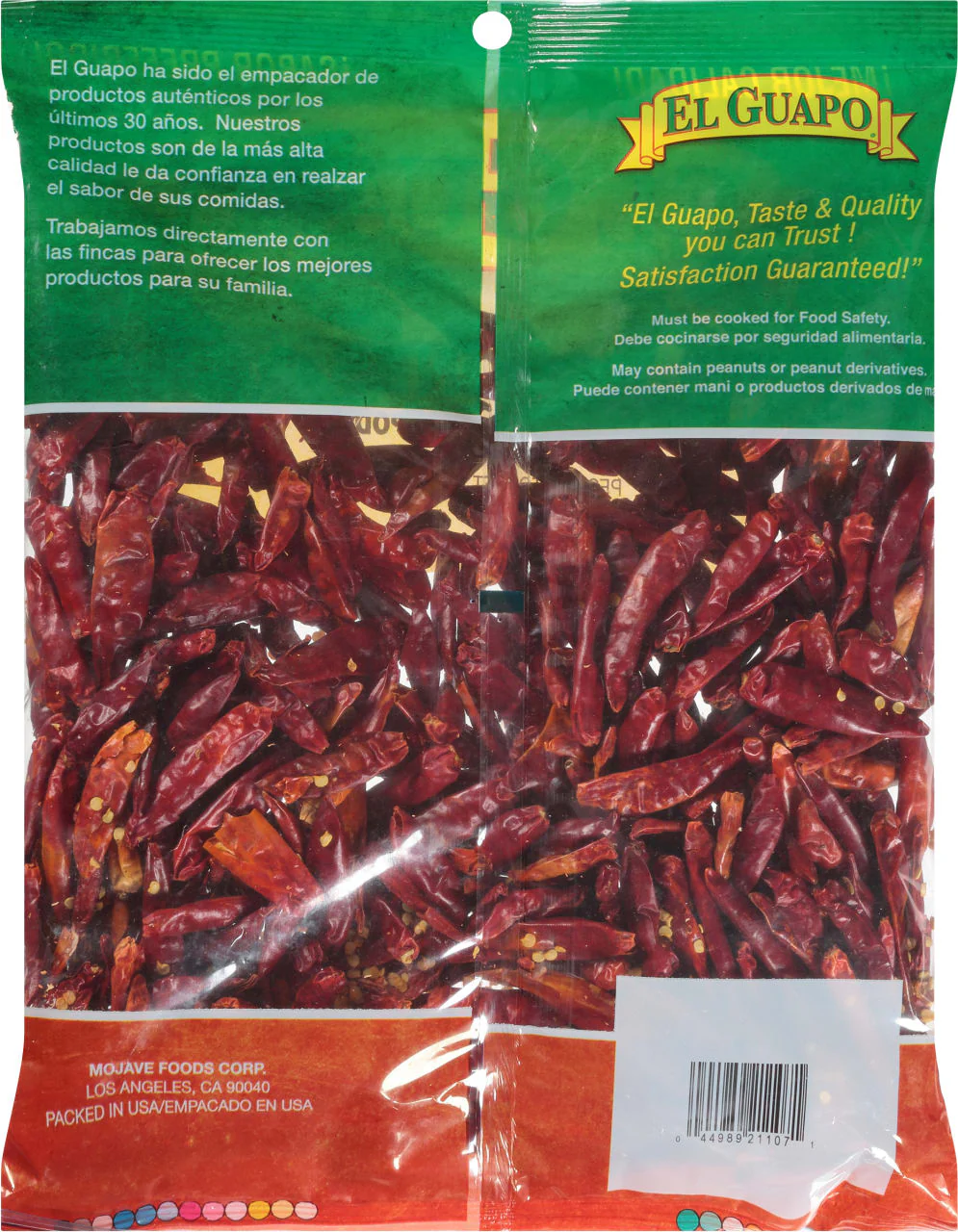 El Guapo® Whole Japanese Chili Peppers (Chile Japones Entero), 7.5 oz - Image 7