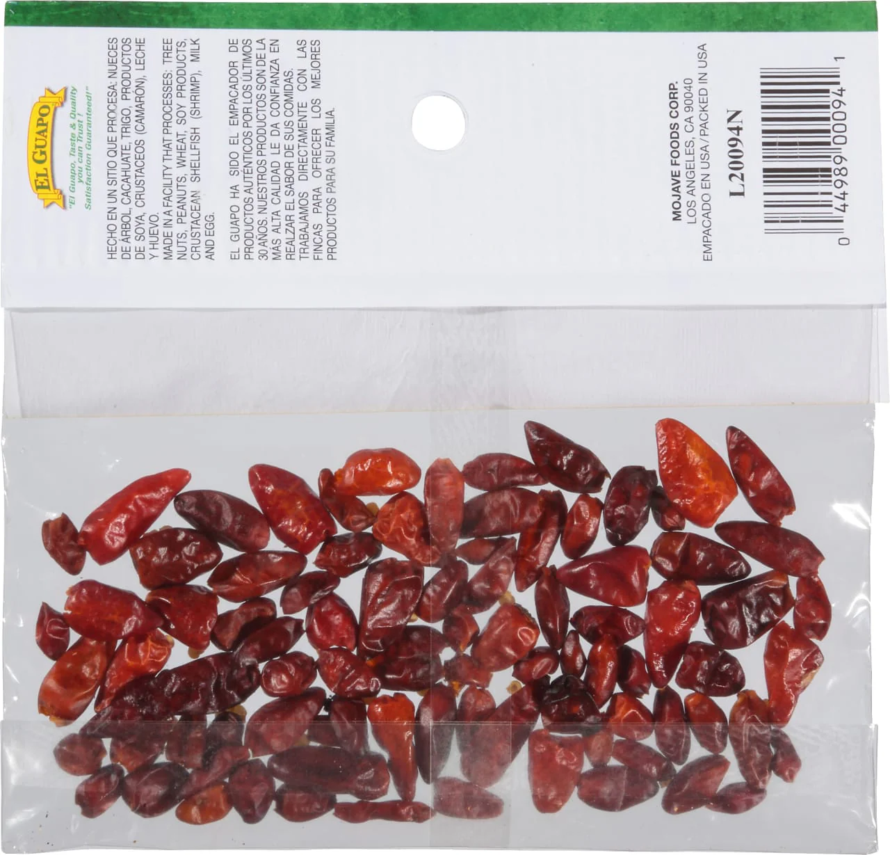 El Guapo® Whole Pequin Chili Peppers (Chile Pequin Entero), 0.25 oz - Image 9