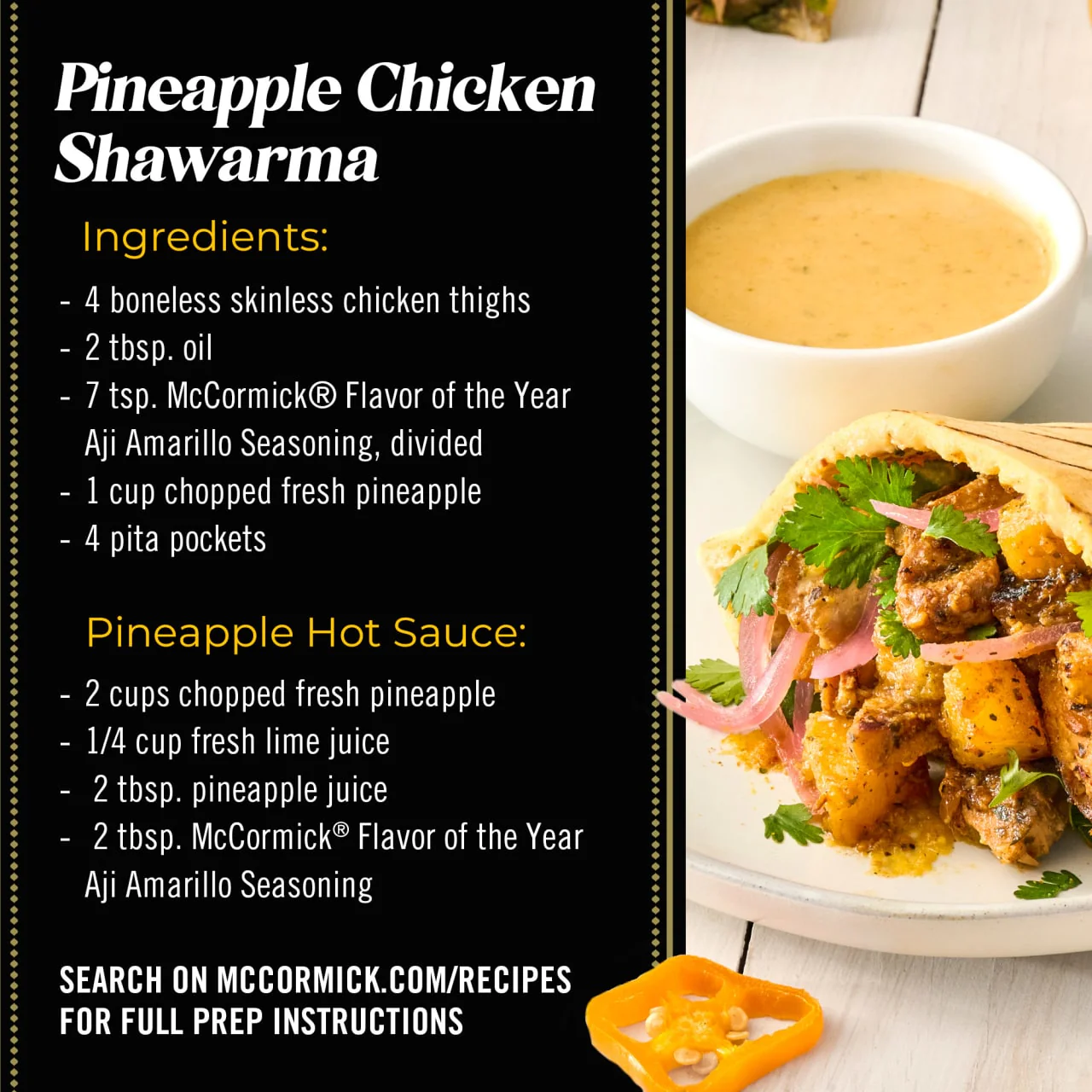 McCormick® 2025 Flavor of the Year Aji Amarillo Seasoning - Image 7
