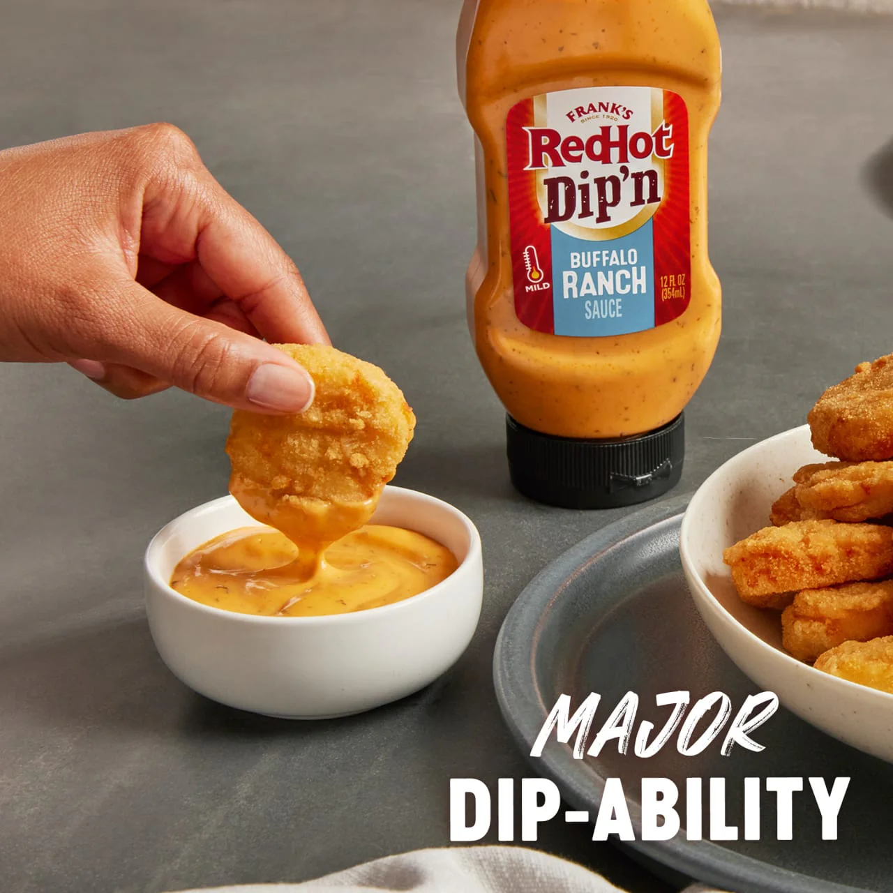 Frank's RedHot® Buffalo Ranch Dip'N Sauce, 12 fl oz - Image 4