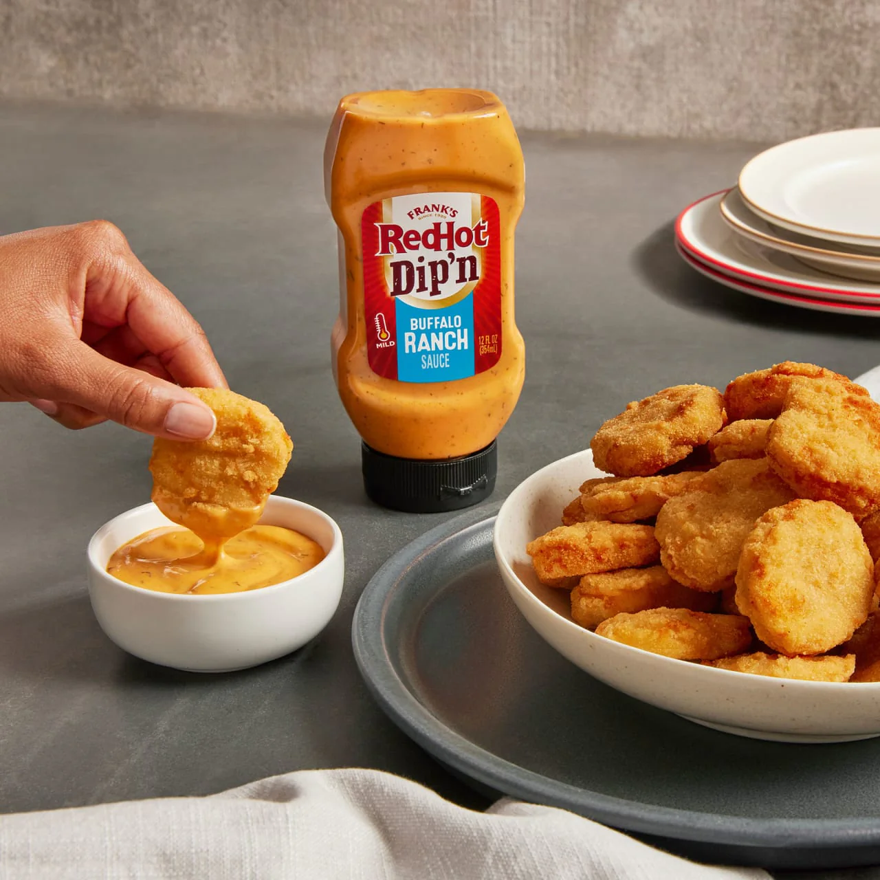 Frank's RedHot® Buffalo Ranch Dip'N Sauce, 12 fl oz - Image 5