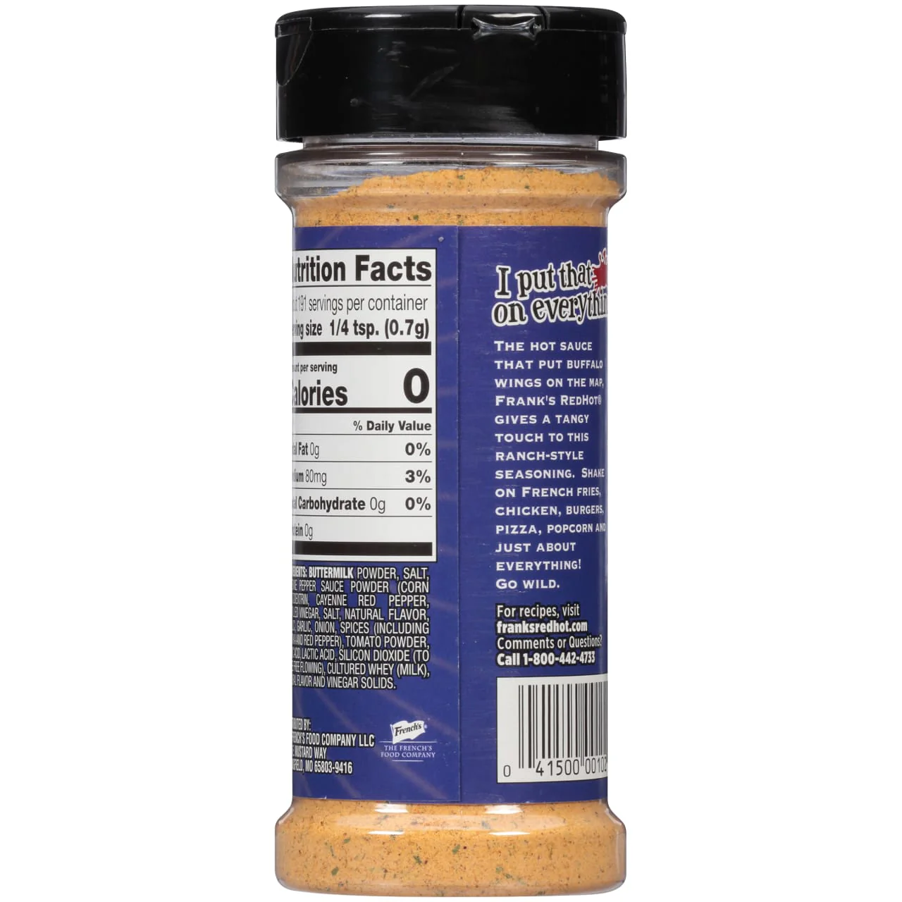 Frank's RedHot® Buffalo Ranch Seasoning Blend, 4.75 oz - Image 7