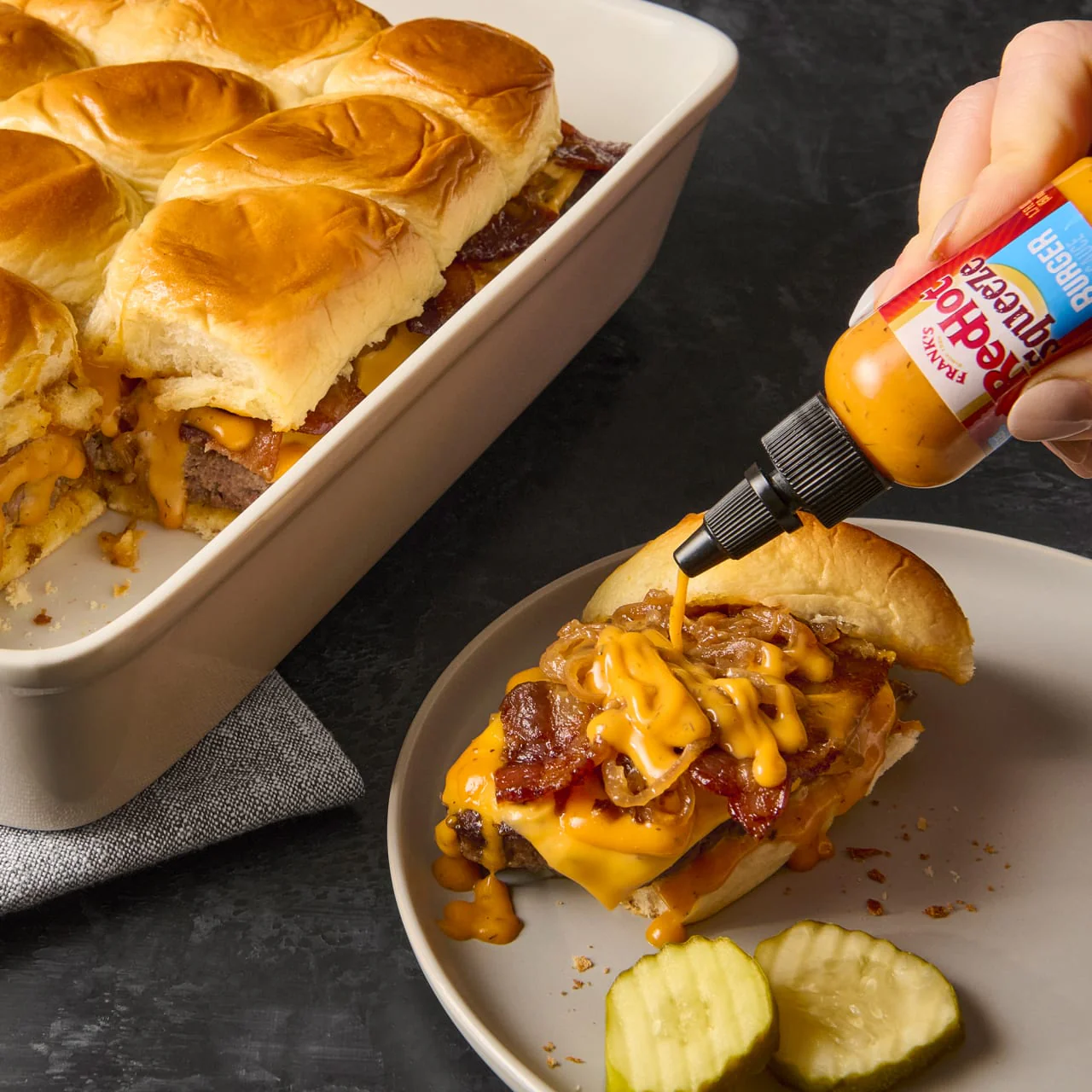 Frank's RedHot® Burger Mini Squeeze Sauce, 1.7 fl oz - Image 6