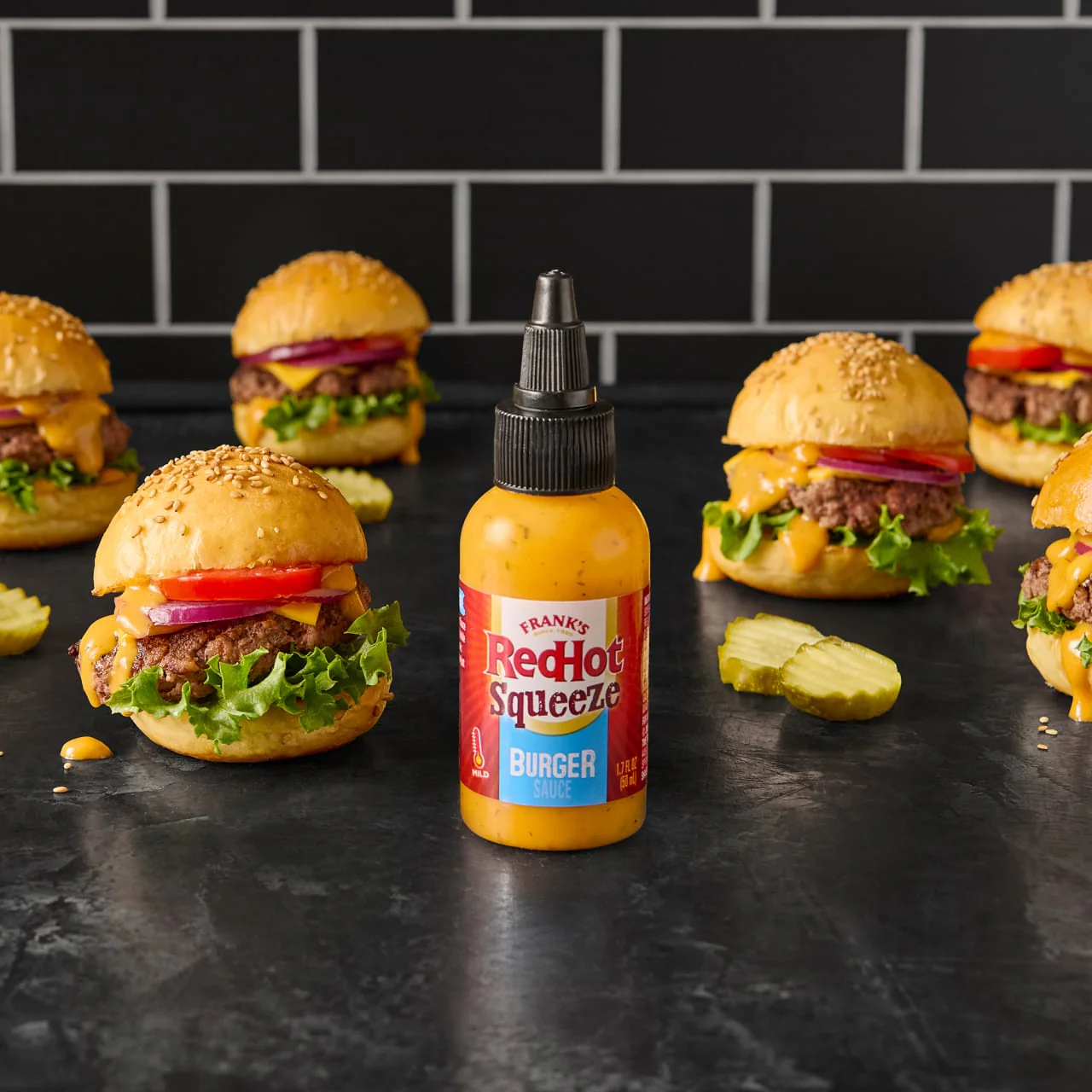 Frank's RedHot® Burger Mini Squeeze Sauce, 1.7 fl oz - Image 8