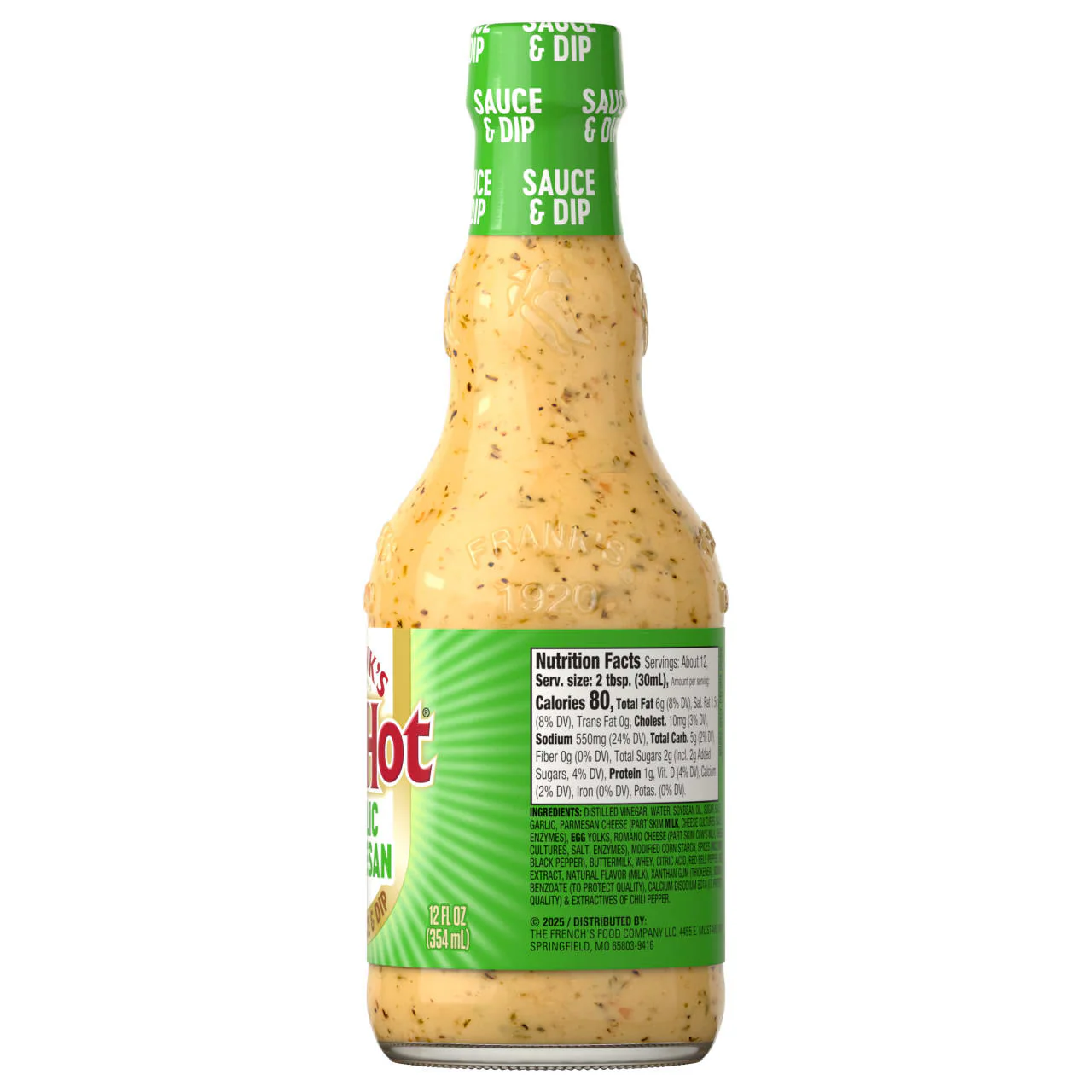 Frank's RedHot® Garlic Parmesan Wing Sauce, 12.0 fl oz - Image 21