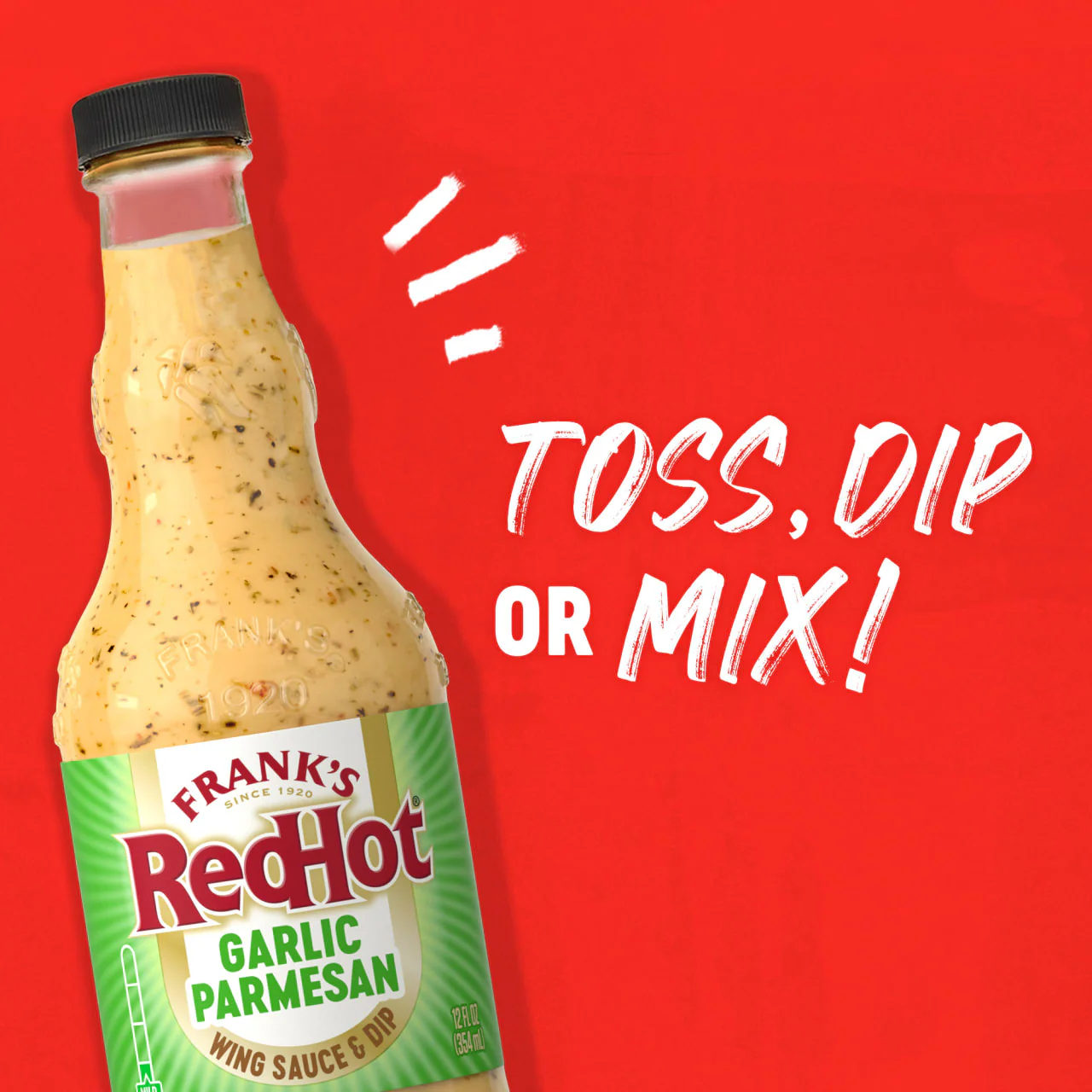 Frank's RedHot® Garlic Parmesan Wing Sauce, 12.0 fl oz - Image 5