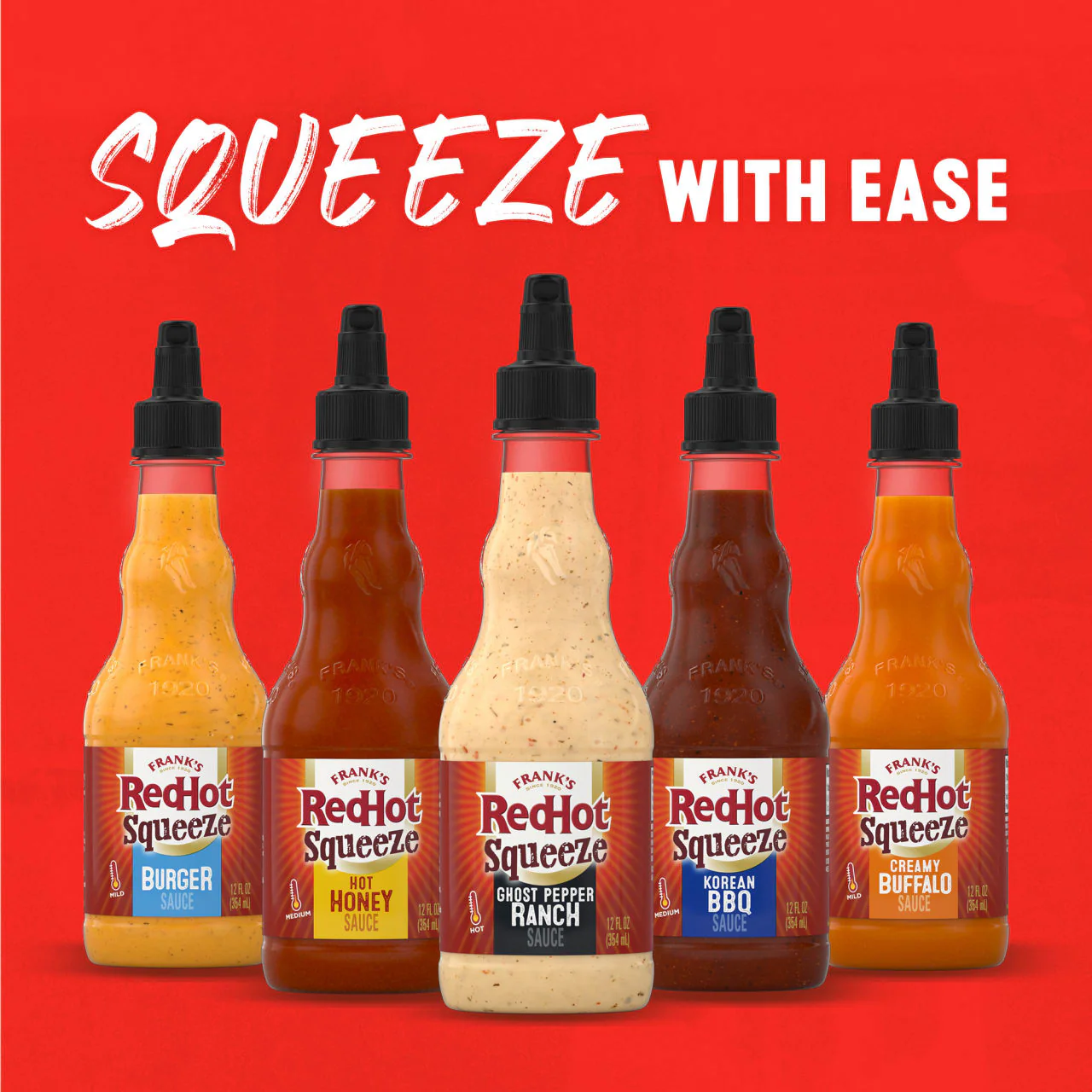 Frank's RedHot® Ghost Pepper Ranch Squeeze Sauce, 12.0 fl oz - Image 12