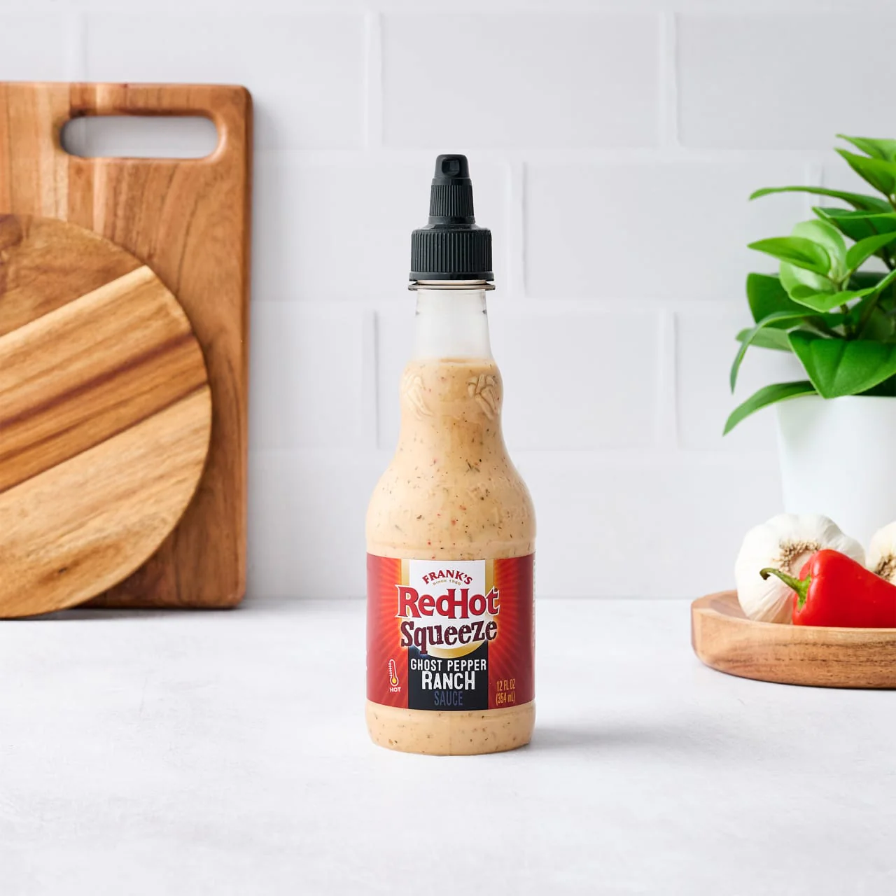 Frank's RedHot® Ghost Pepper Ranch Squeeze Sauce, 12.0 fl oz - Image 19