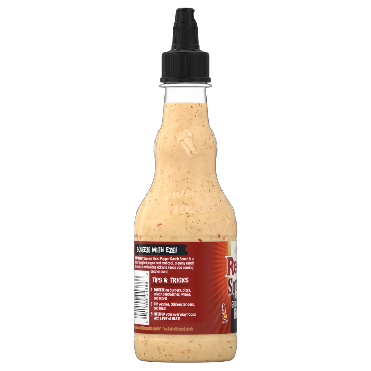 Frank's RedHot® Ghost Pepper Ranch Squeeze Sauce, 12.0 fl oz - Image 24