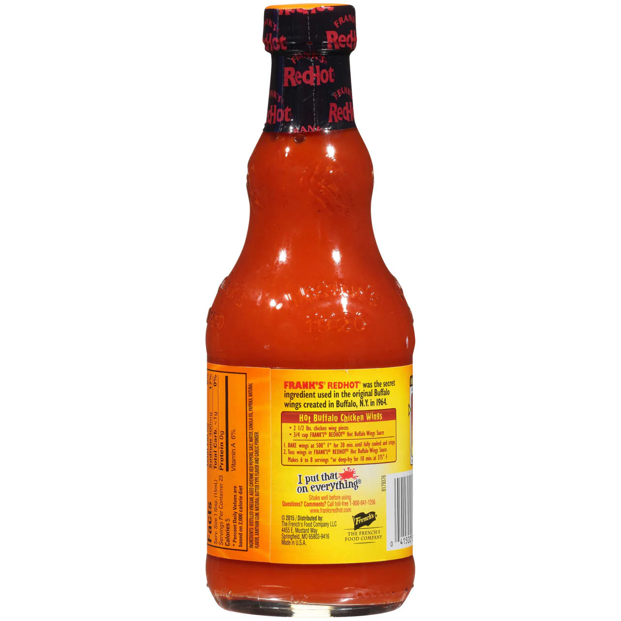 Frank's RedHot® Hot Buffalo Wings Hot Sauce, 12 fl oz (2-Pack) - Image 24