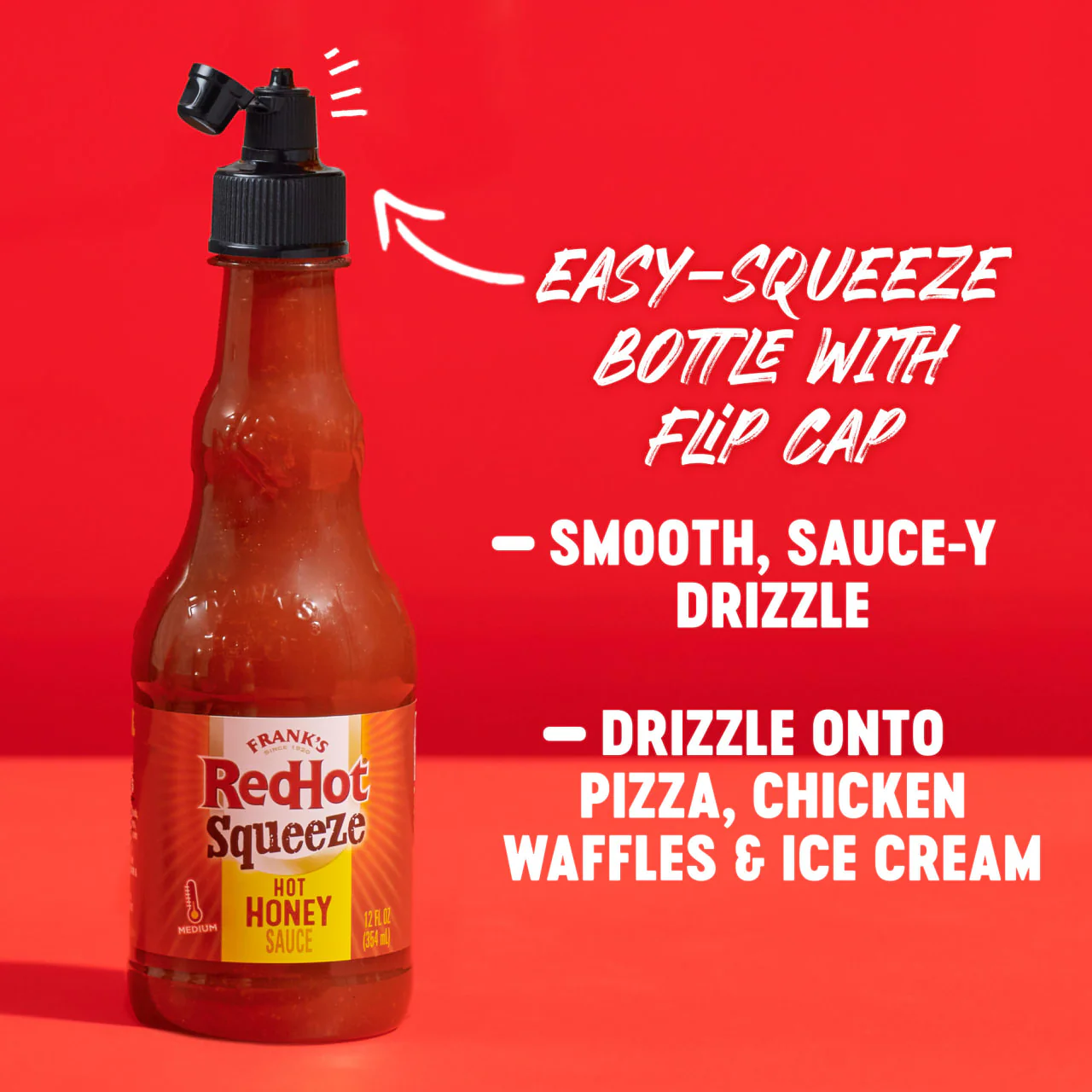Frank's RedHot® Hot Honey Squeeze Sauce, 12 fl oz - Image 7
