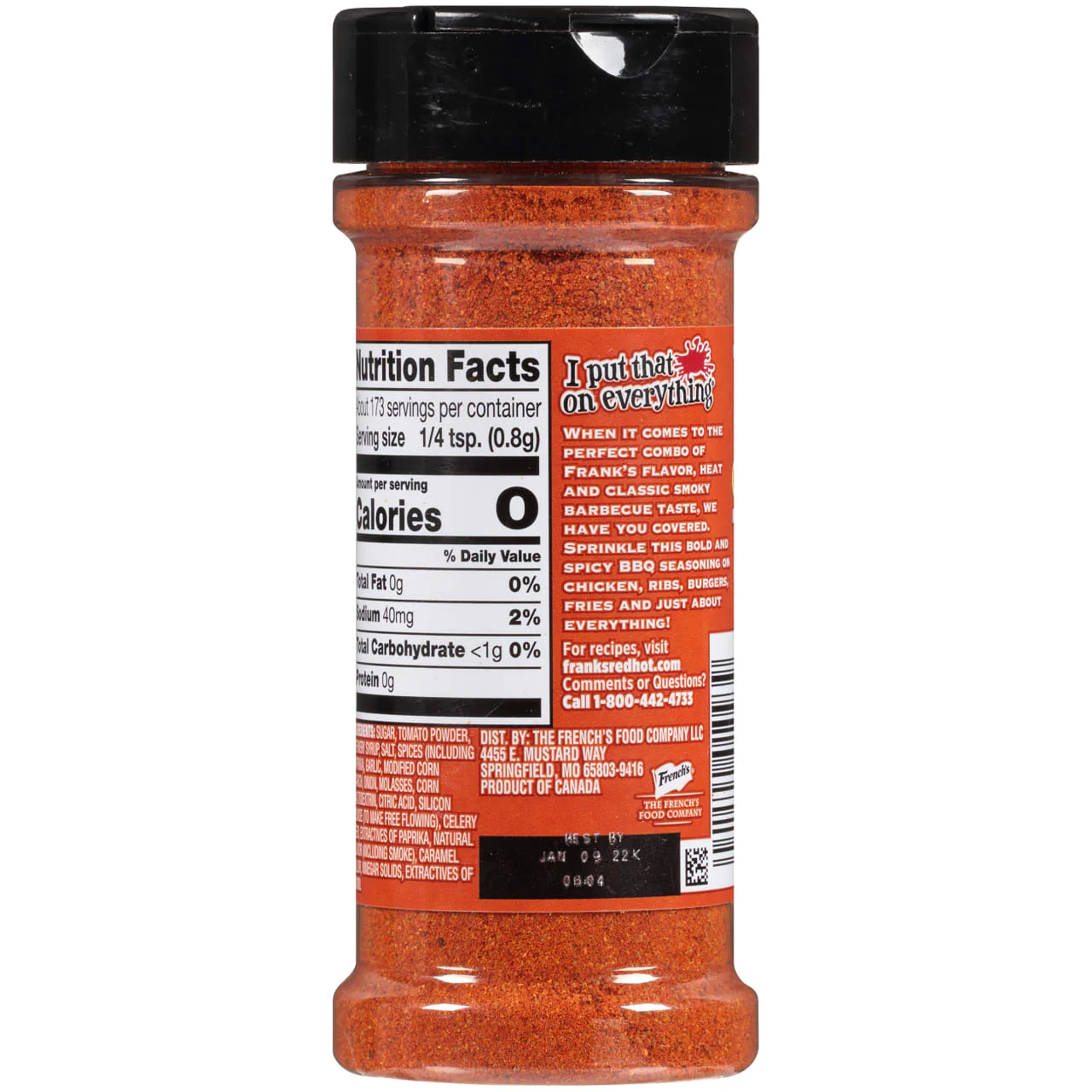 Frank's RedHot® Kickin BBQ Seasoning Blend, 4.9 oz - Image 8