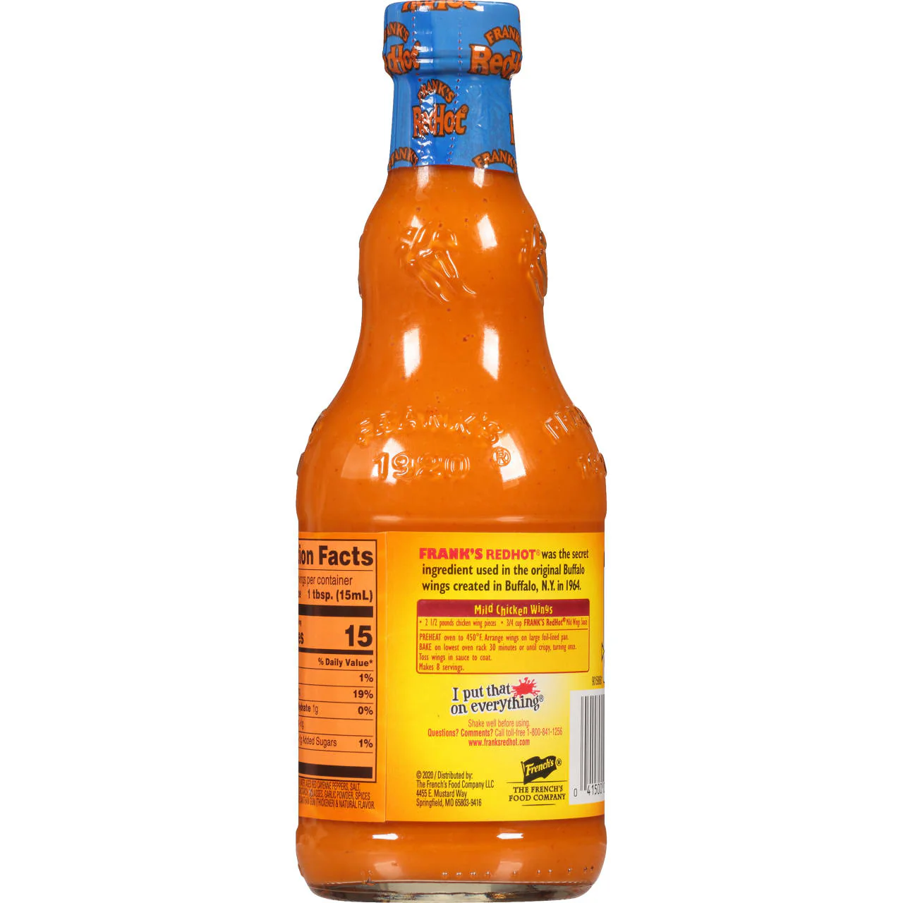 Frank's RedHot® Mild Wings Hot Sauce, 12 fl oz (2-Pack) - Image 8