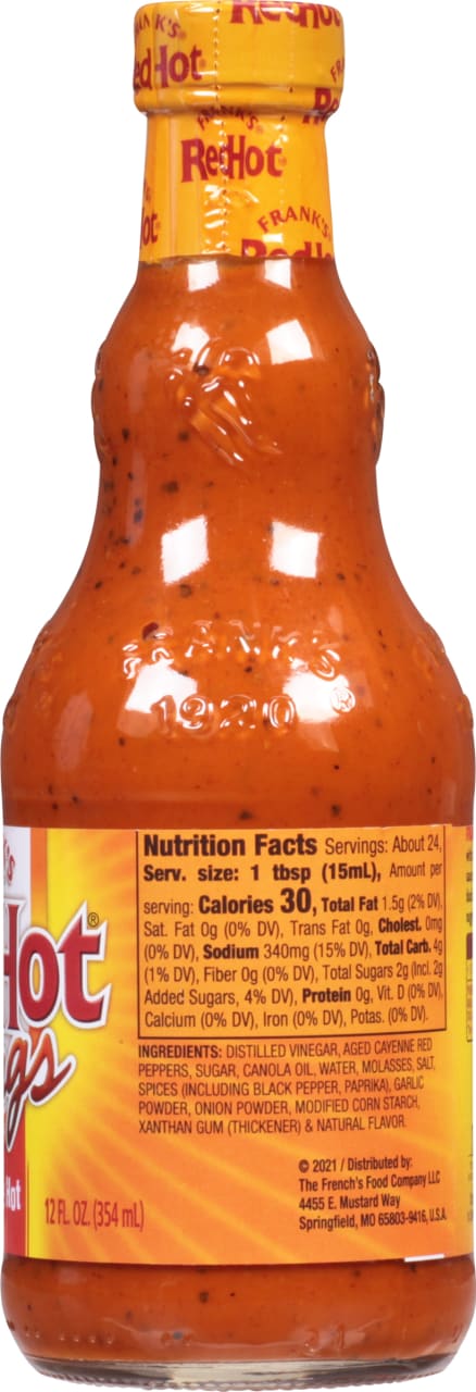 Frank's RedHot® Nashville Hot Wing Sauce, 12 fl oz (2-Pack) - Image 9