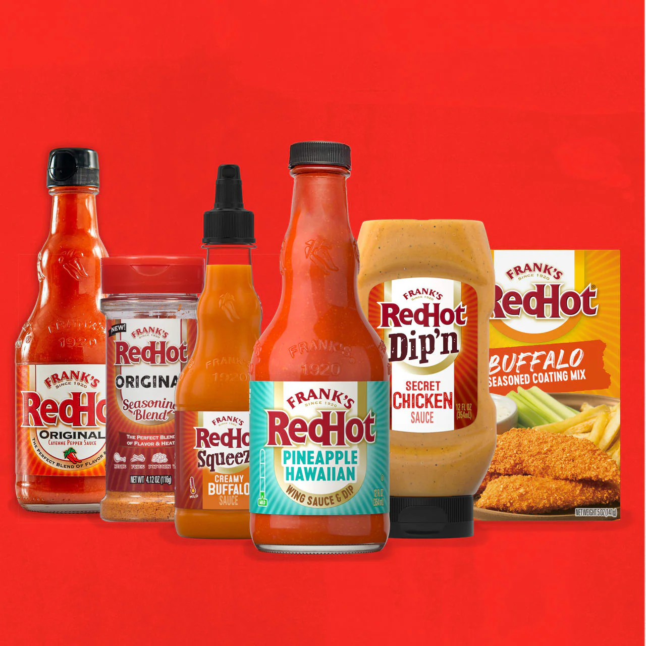 Frank's RedHot® Pineapple Hawaiian Wings Sauce, 12.0 fl oz - Image 19
