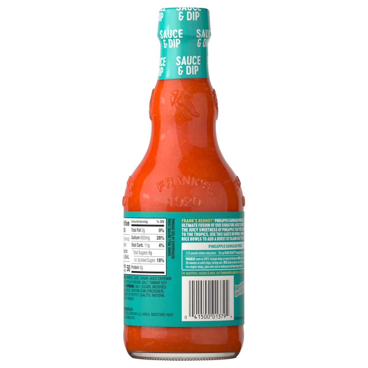 Frank's RedHot® Pineapple Hawaiian Wings Sauce, 12.0 fl oz - Image 20