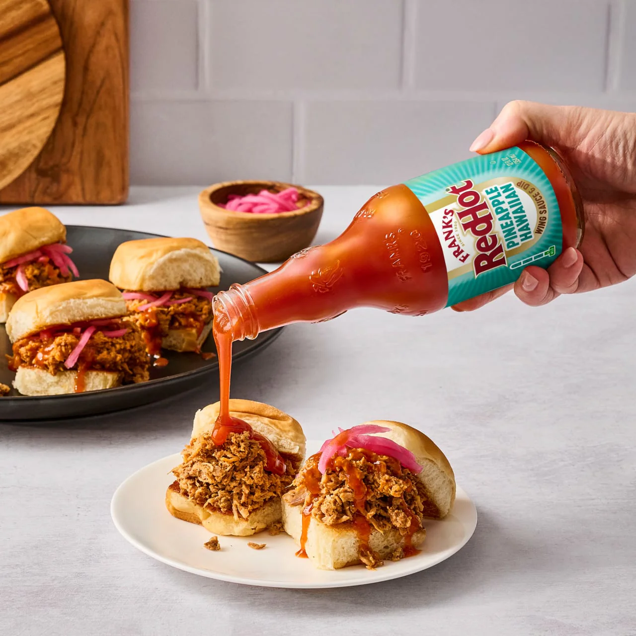 Frank's RedHot® Pineapple Hawaiian Wings Sauce, 12.0 fl oz - Image 6