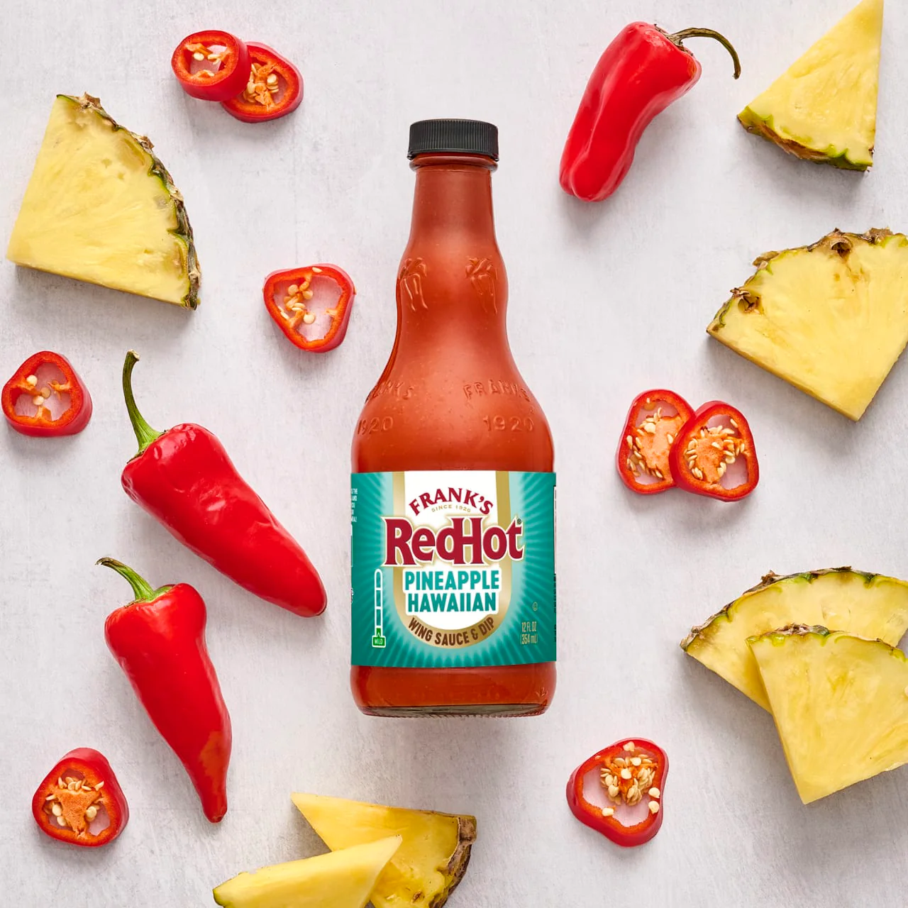 Frank's RedHot® Pineapple Hawaiian Wings Sauce, 12.0 fl oz - Image 8