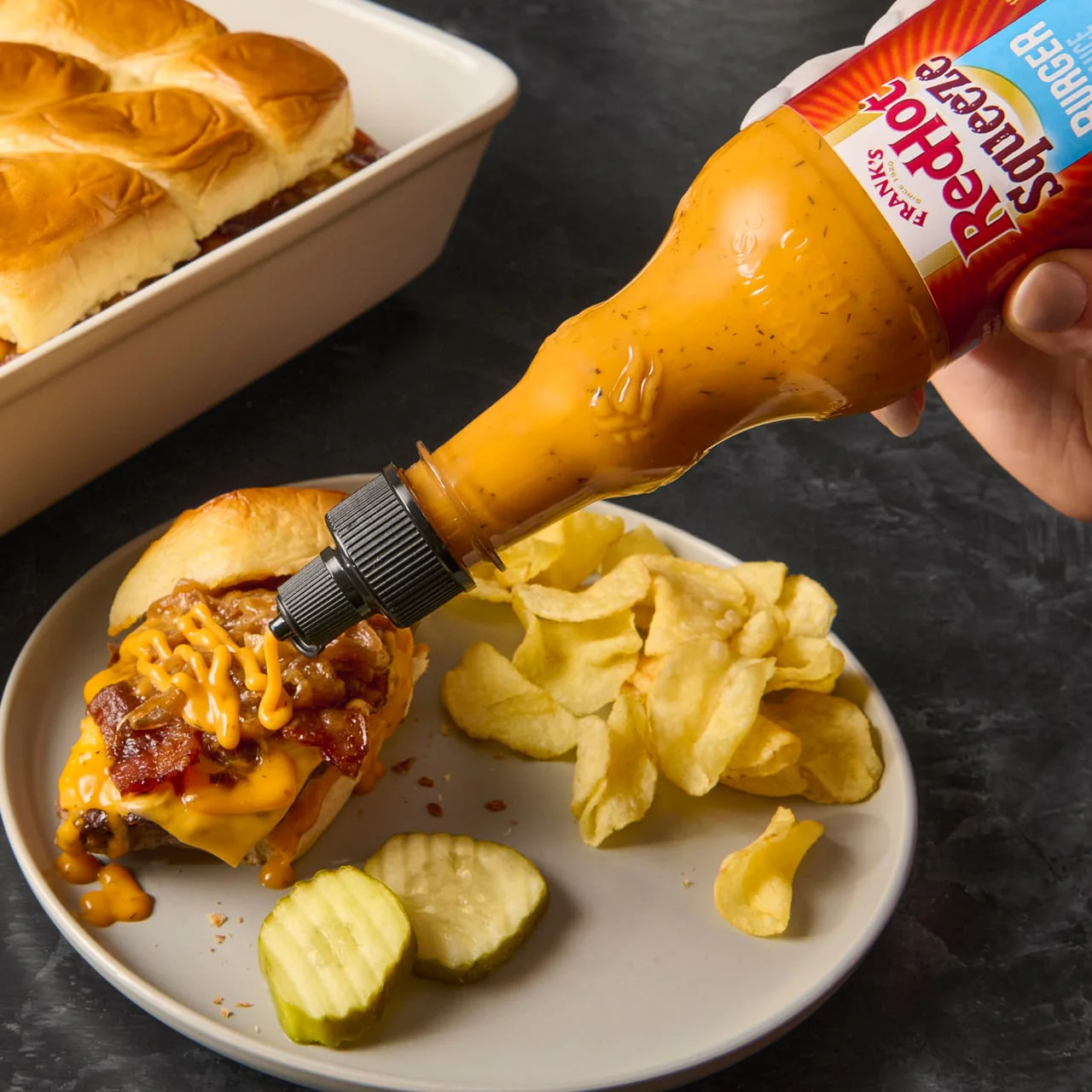 Frank's RedHot® Burger Squeeze Sauce, 12 fl oz - Image 6