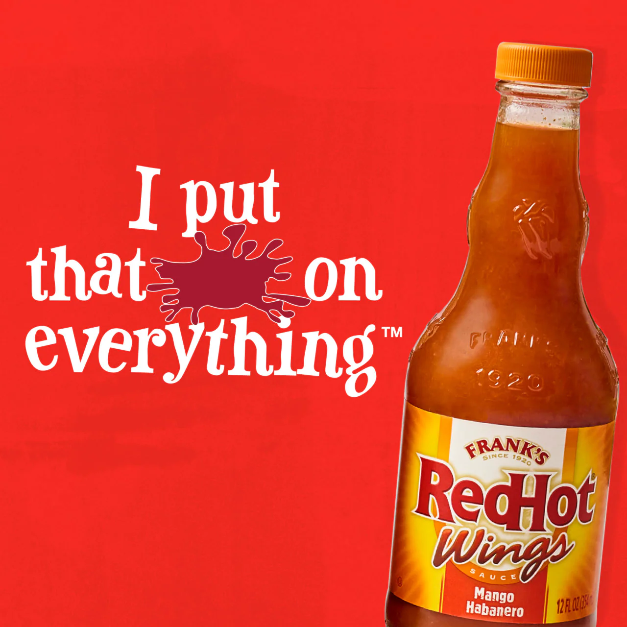 Frank's RedHot® Mango Habanero Wings Sauce, 12 fl oz - Image 18